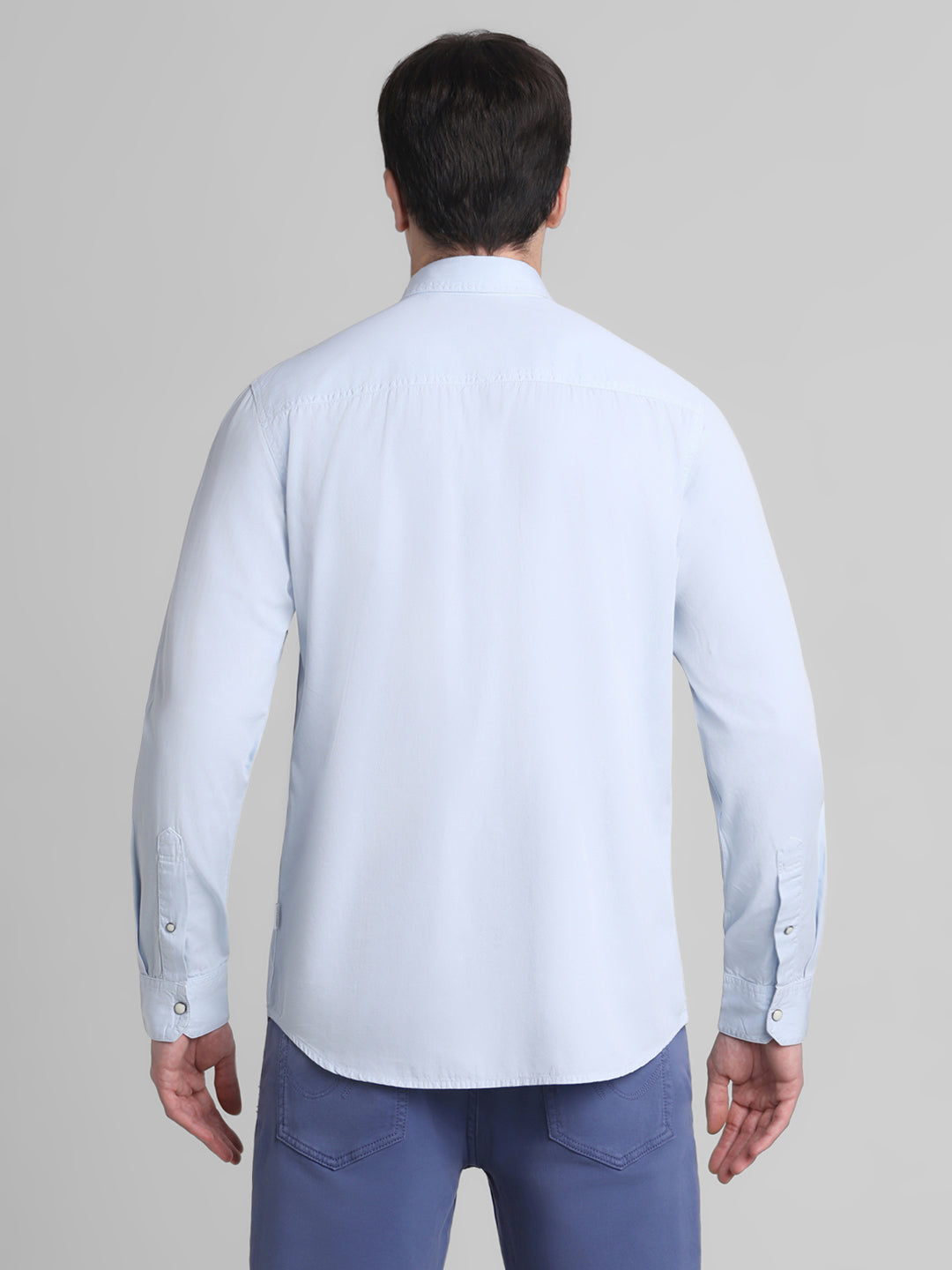 Light Blue Denim Full Sleeves Shirt