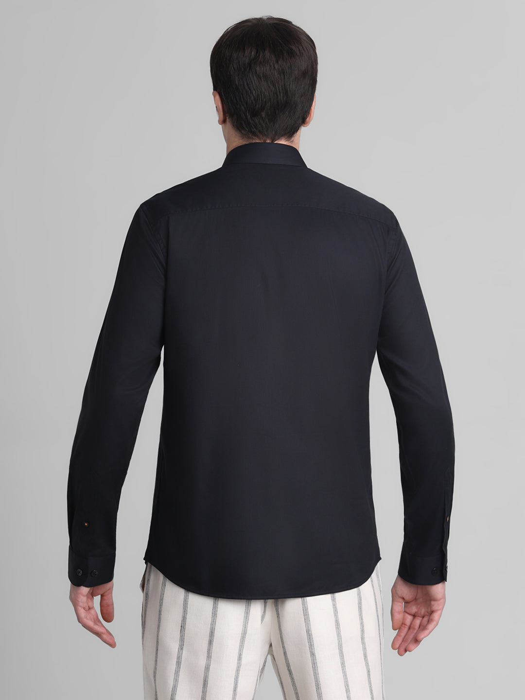 Black Check Full Sleeves Shirt