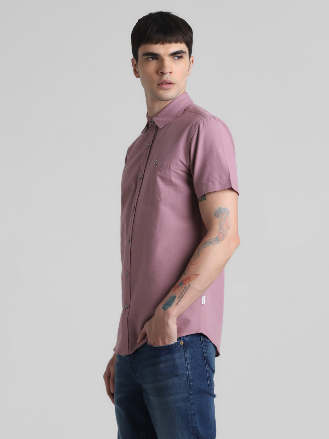 Mauve Short Sleeve Shirt