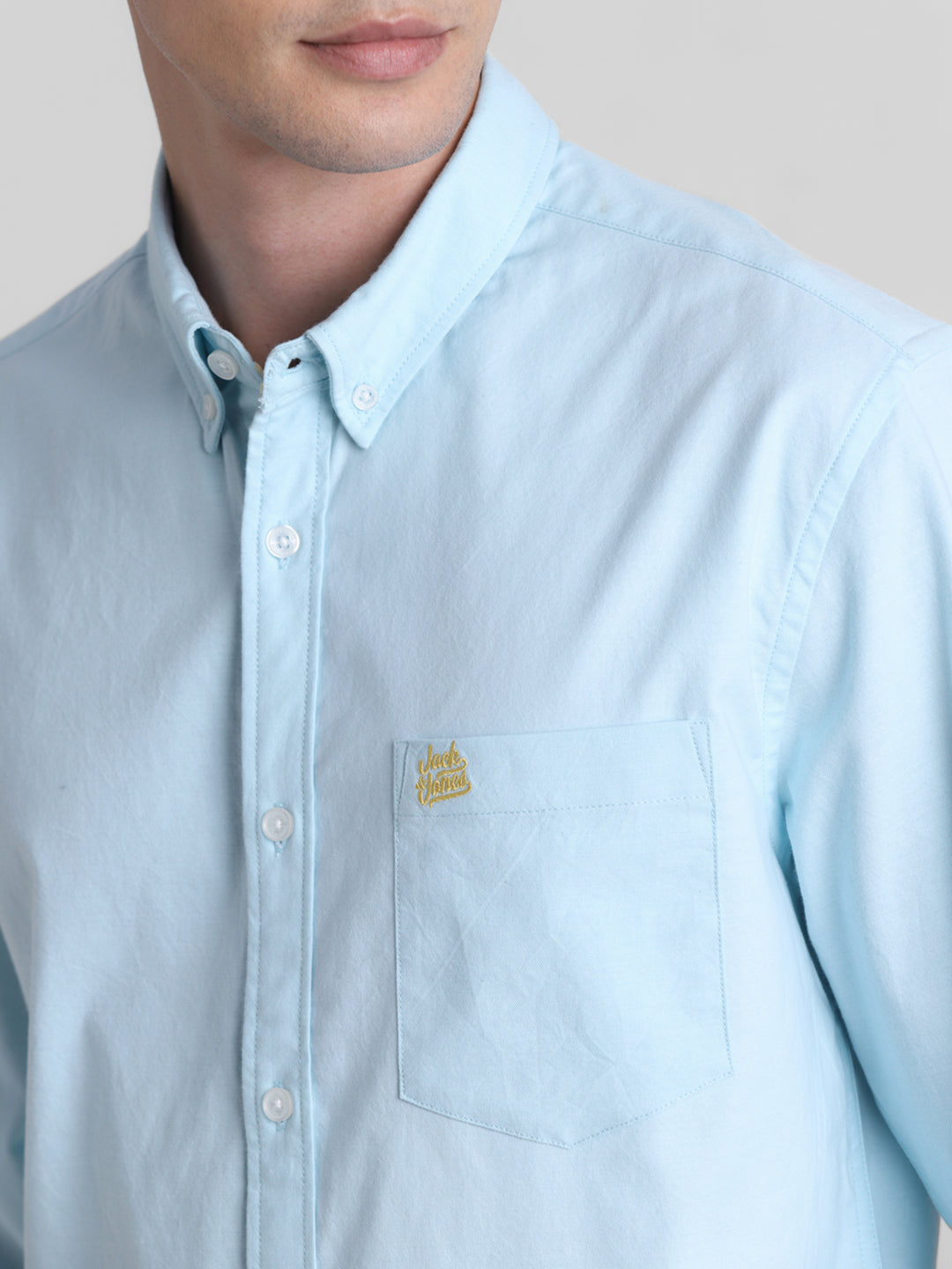 Sky Blue Button-Down Shirt