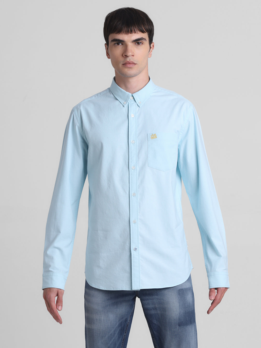 Sky Blue Button-Down Shirt