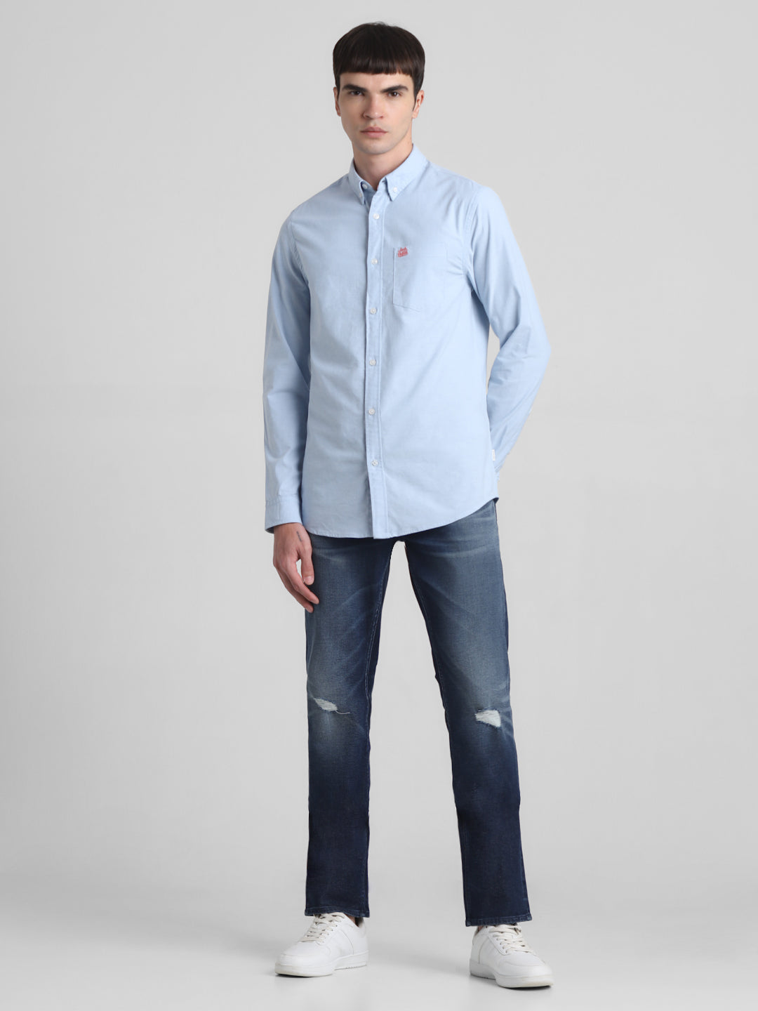 Blue Button-Down Shirt