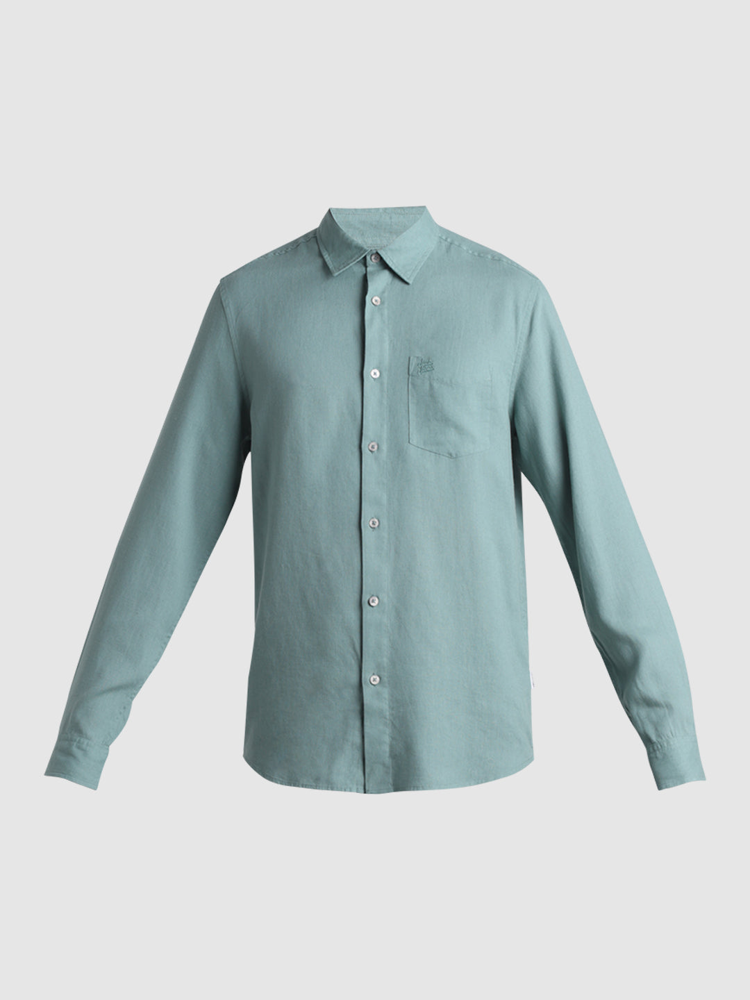 Sage Green Linen Blend Shirt