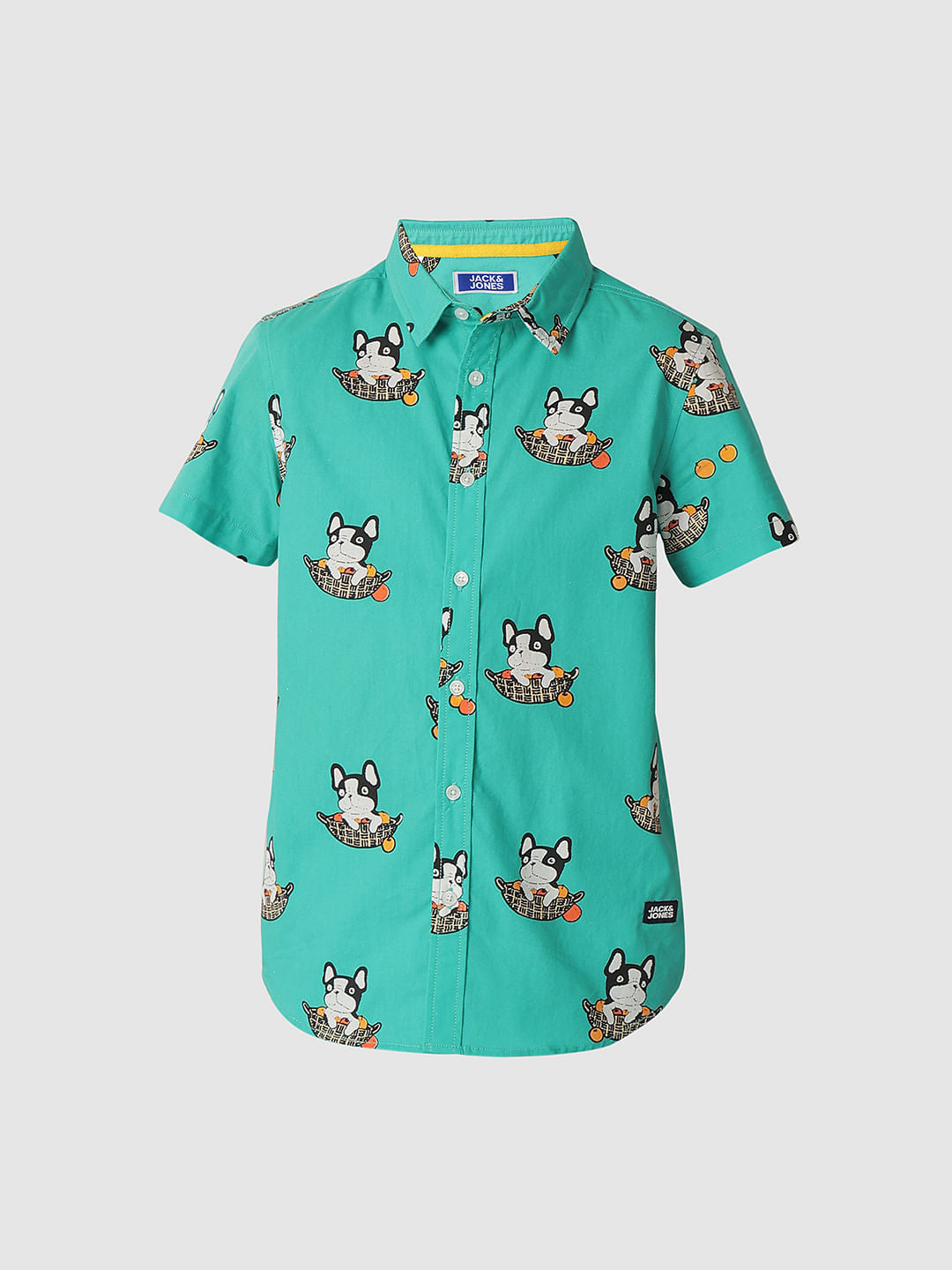 Boys Blue Doggo Print Co-ord Set Shirt