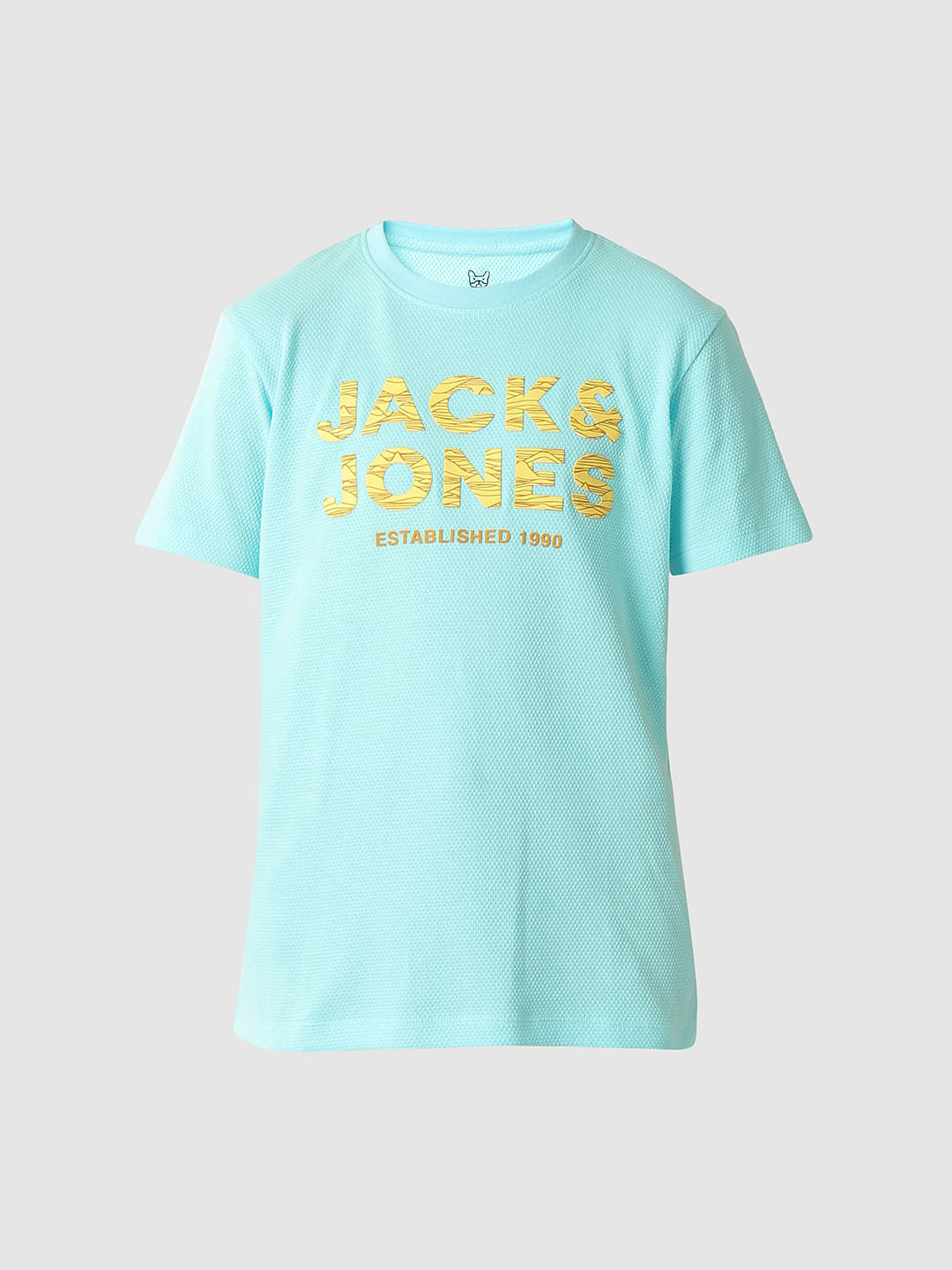 Boys Blue Logo Crew Neck T-shirt