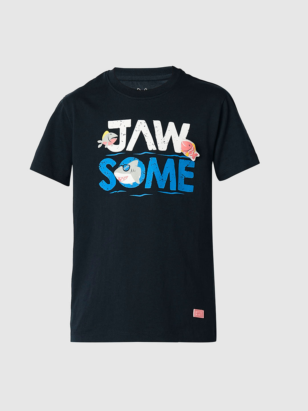 Blue Graphic Print T-shirt