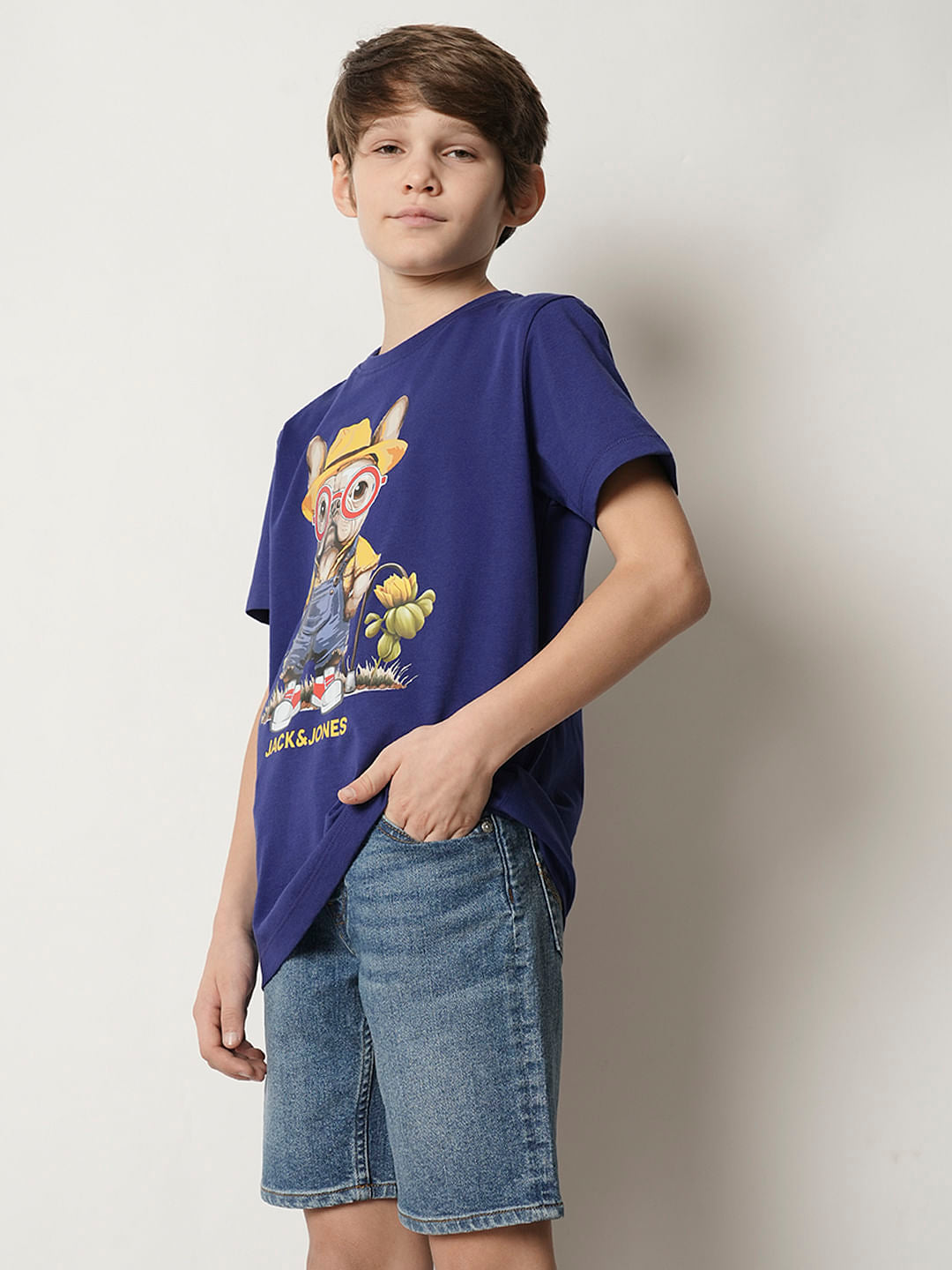 Boys Blue Gardener Doggo T-shirt