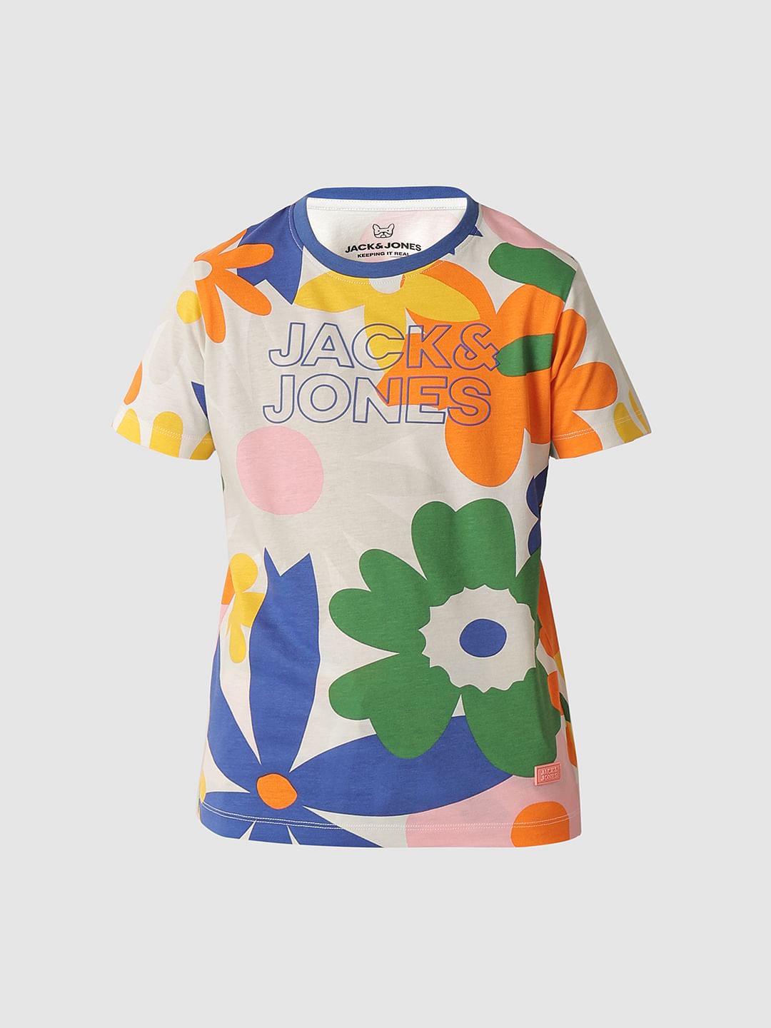 Boys Green Floral Co-ord Set T-shirt