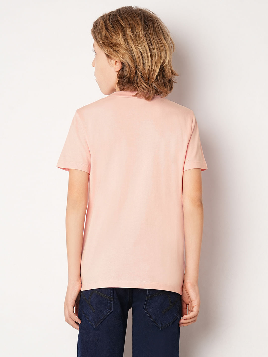 Pink Varsity Embroidered T-Shirt
