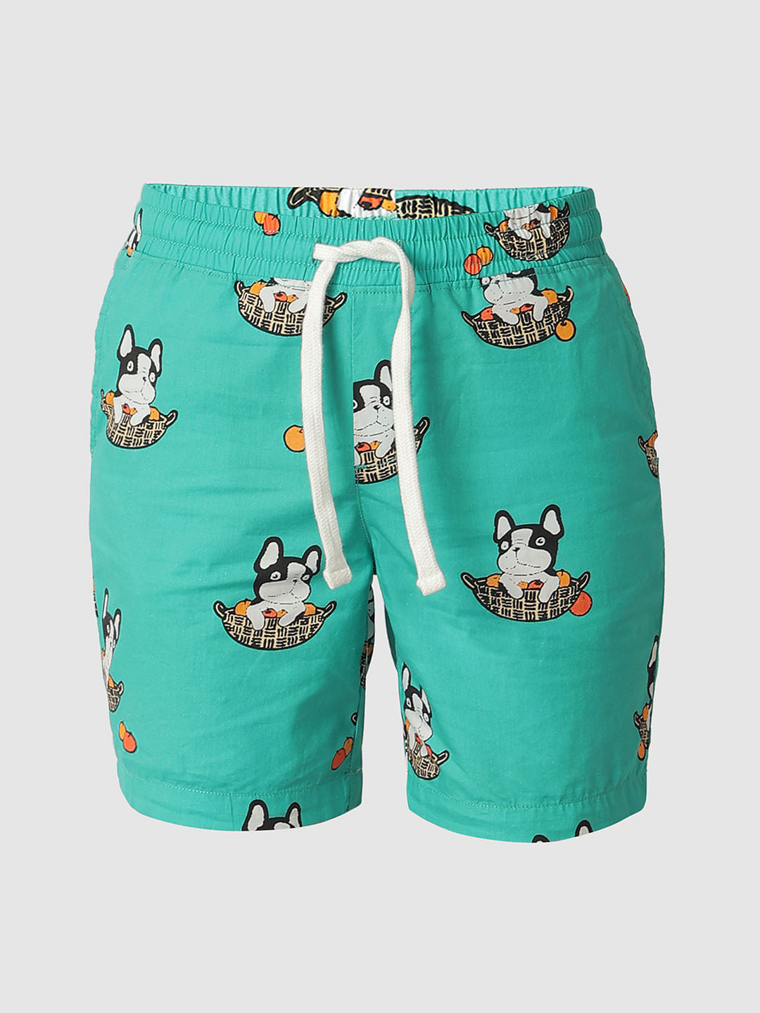 Boys Blue Doggo Print Co-ord Set Shorts