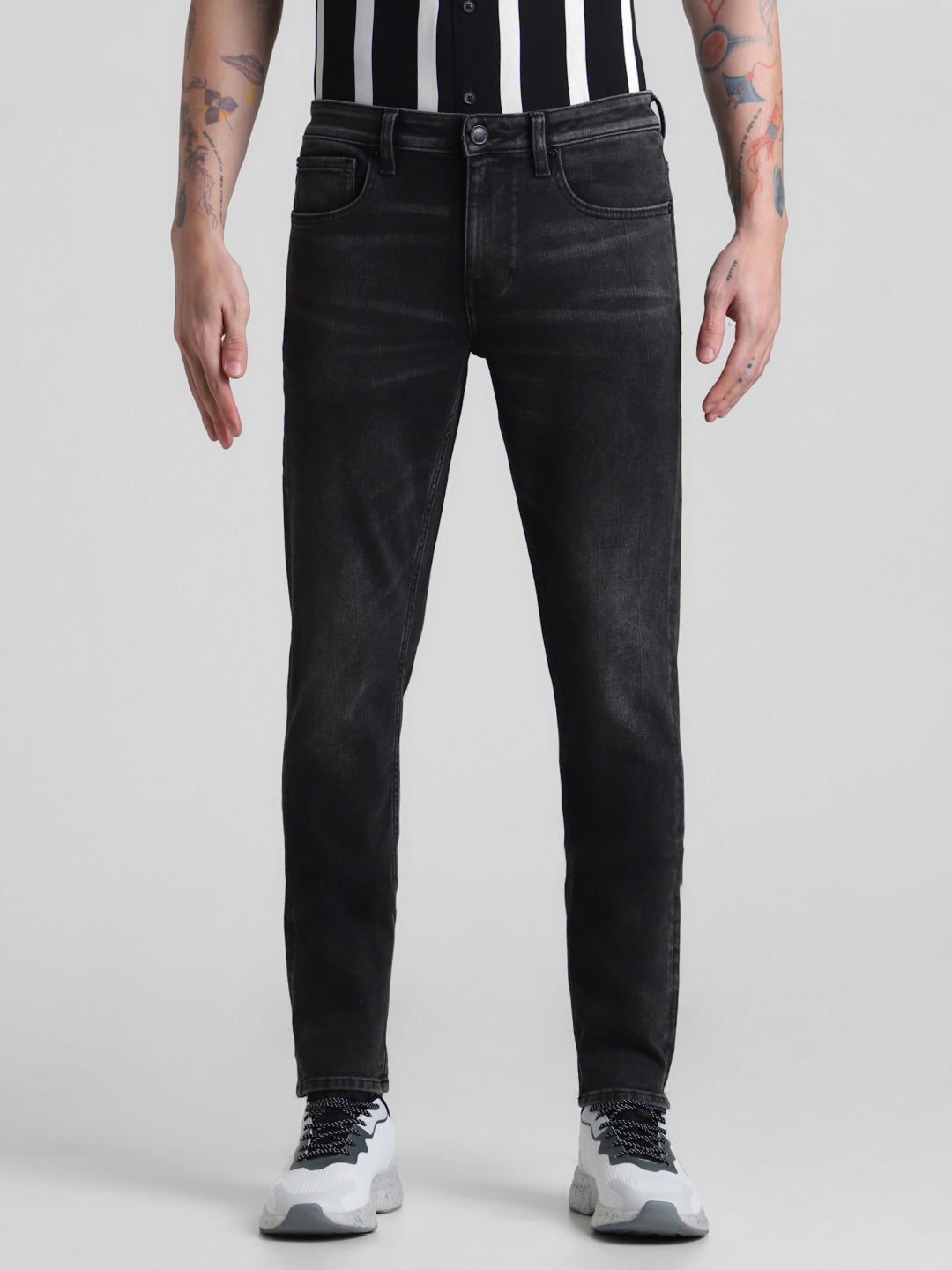 Black 5 Pocket Glenn Slim Fit Jeans