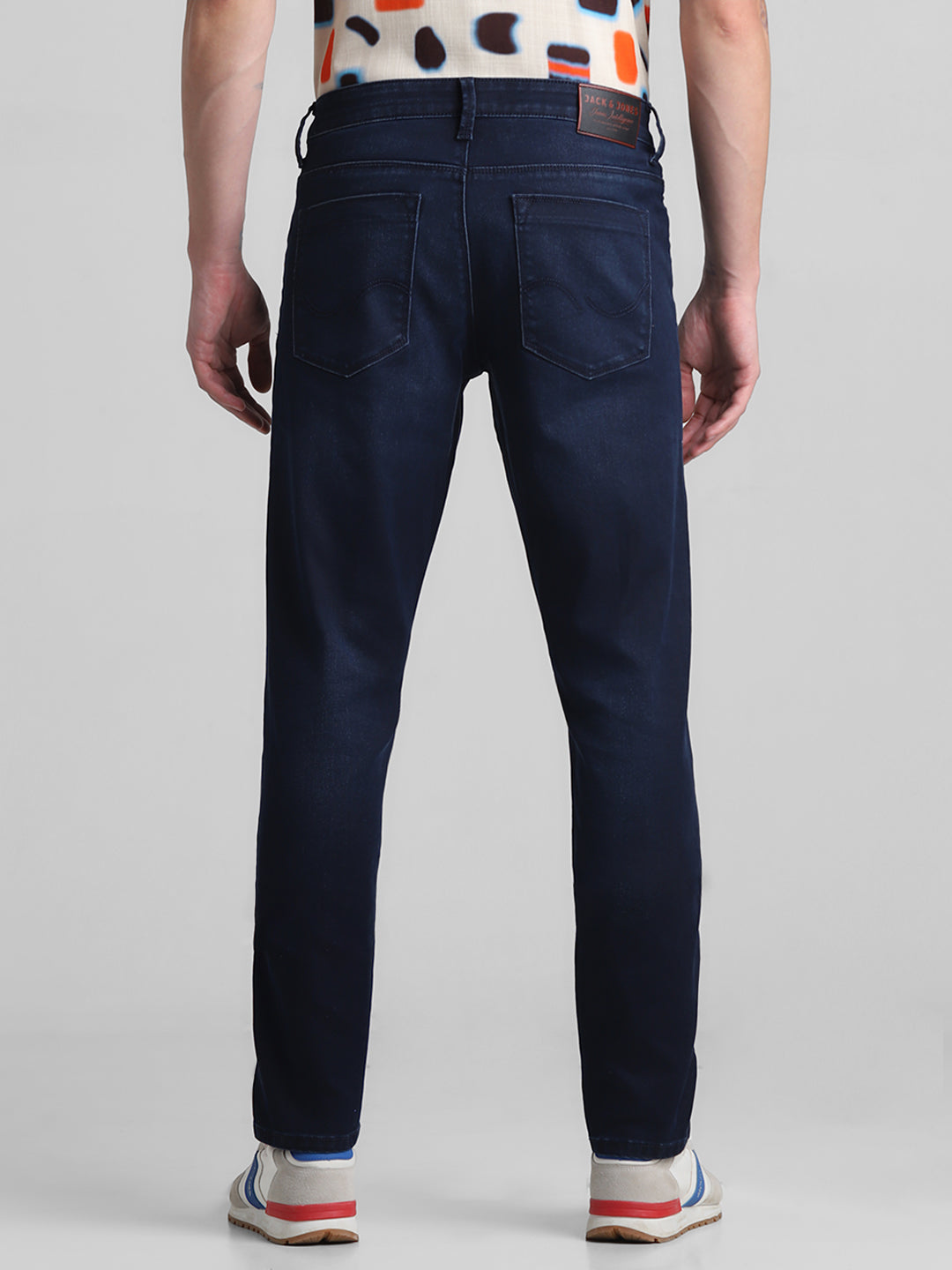 Dark Blue 5 Pocket Glenn Slim Fit Jeans