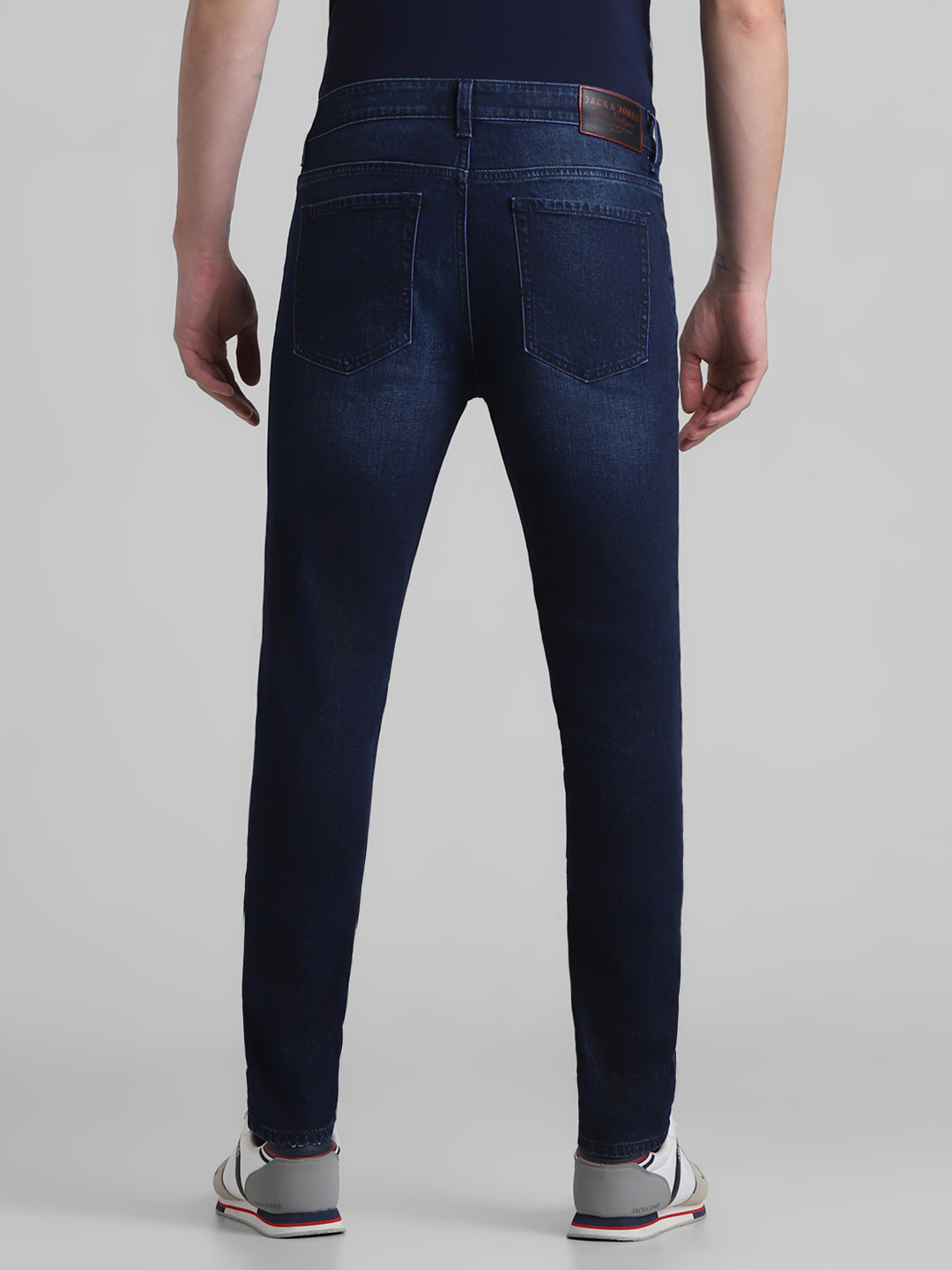 5 Pocket Dark Blue Super Skinny Jeans