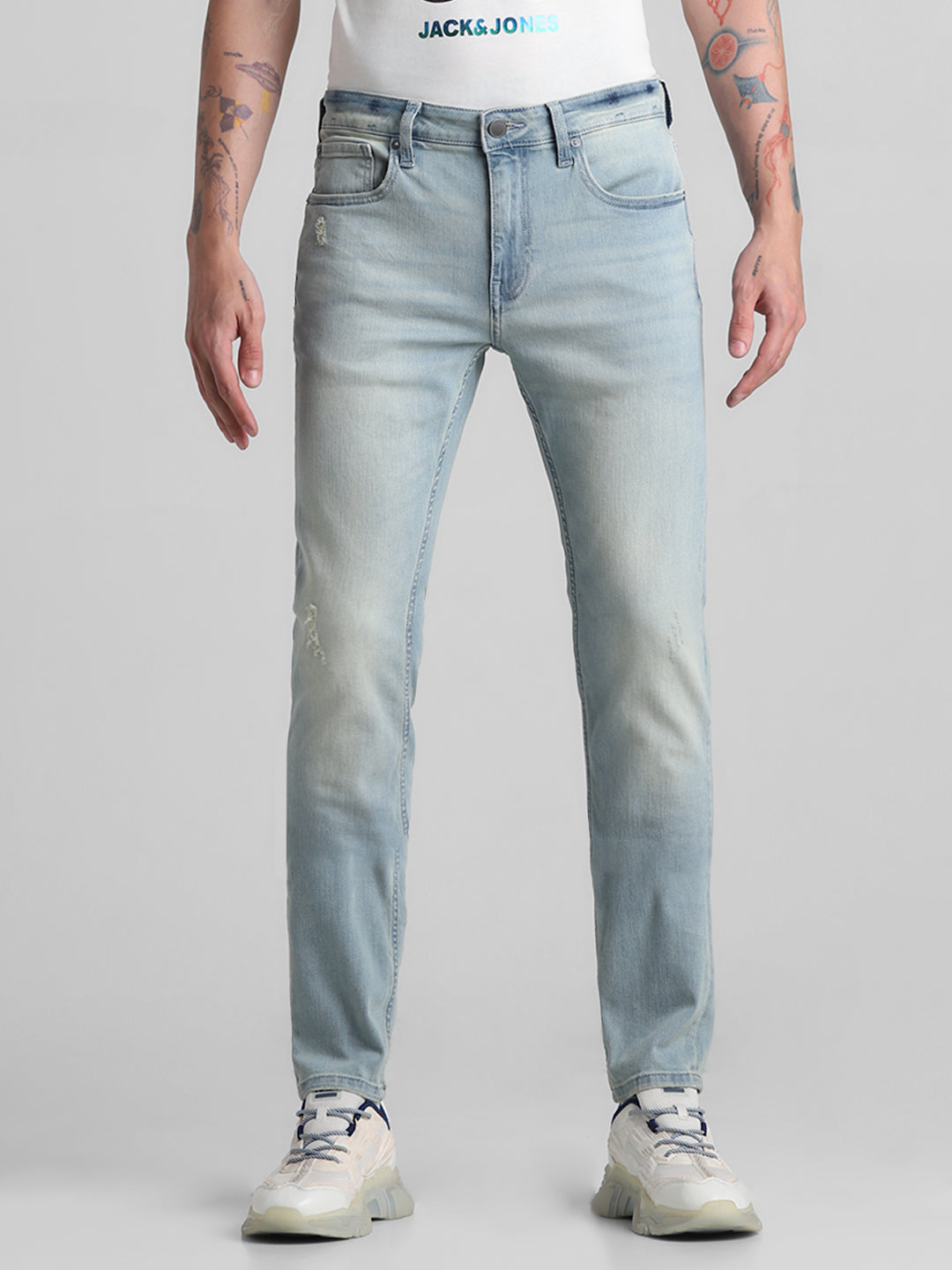 Light Blue Washed Ben Skinny Jeans