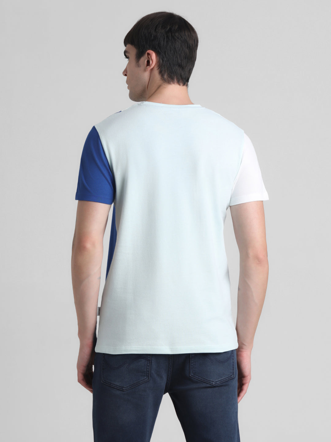 Logo Print Colourblocked T-shirt