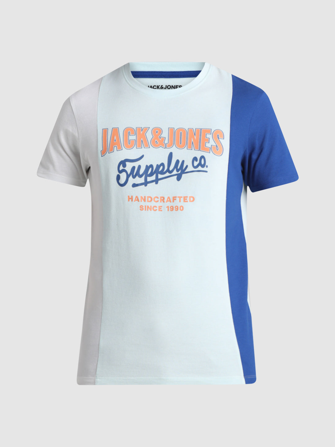 Logo Print Colourblocked T-shirt