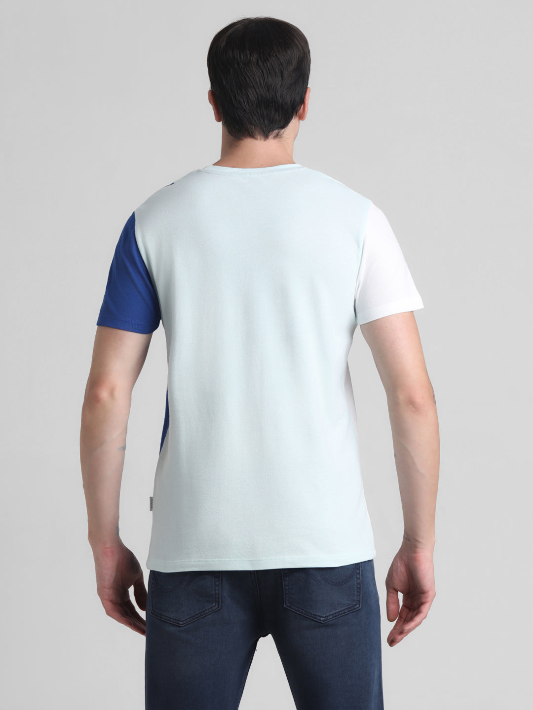 Logo Print Colourblocked T-shirt