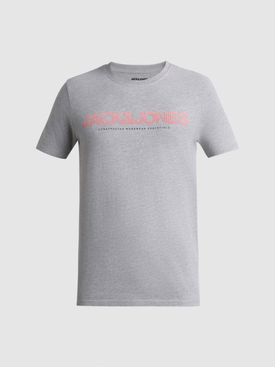 Grey Logo Print T-shirt