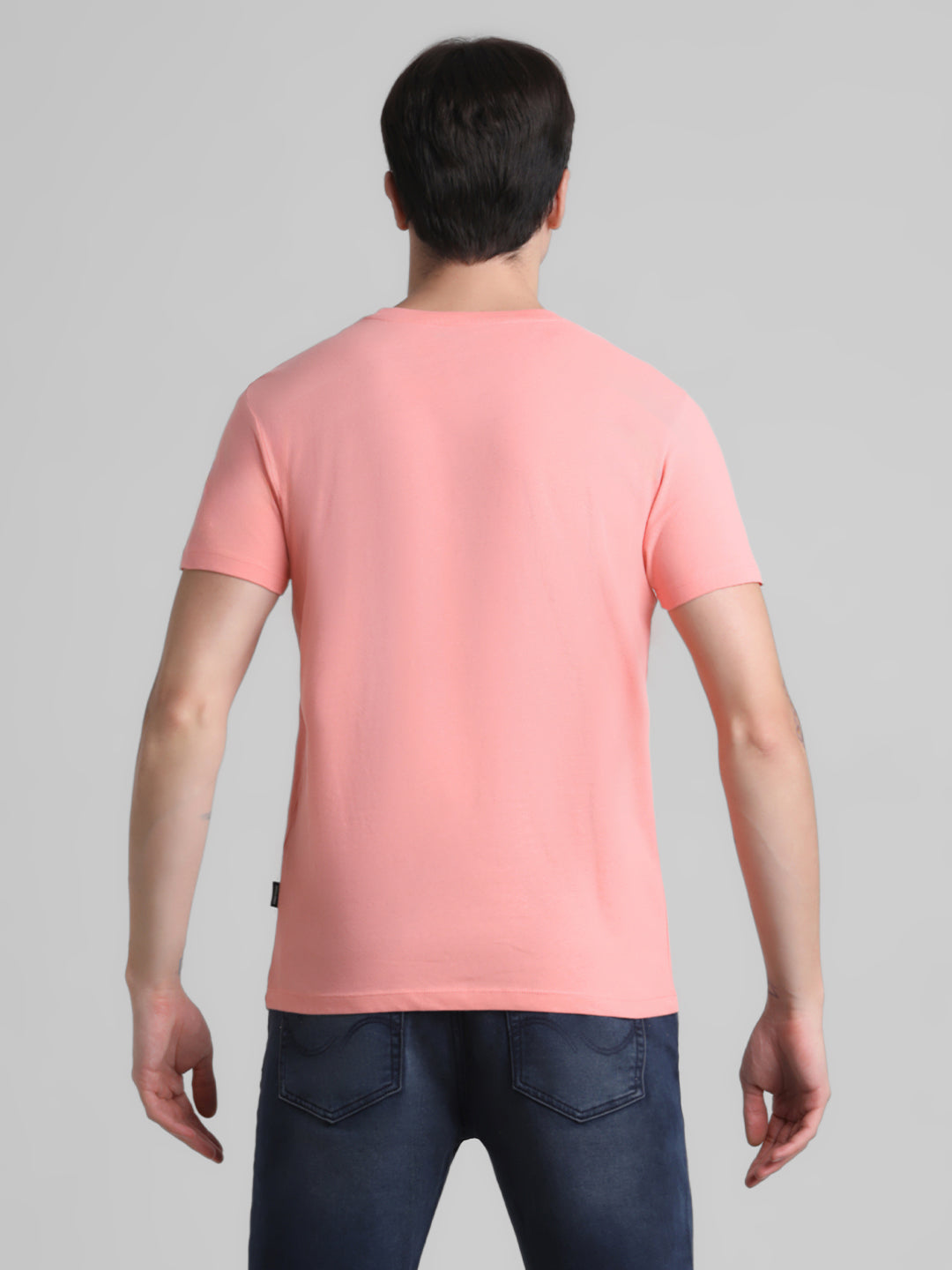 Pink Graphic Print Cotton T-shirt