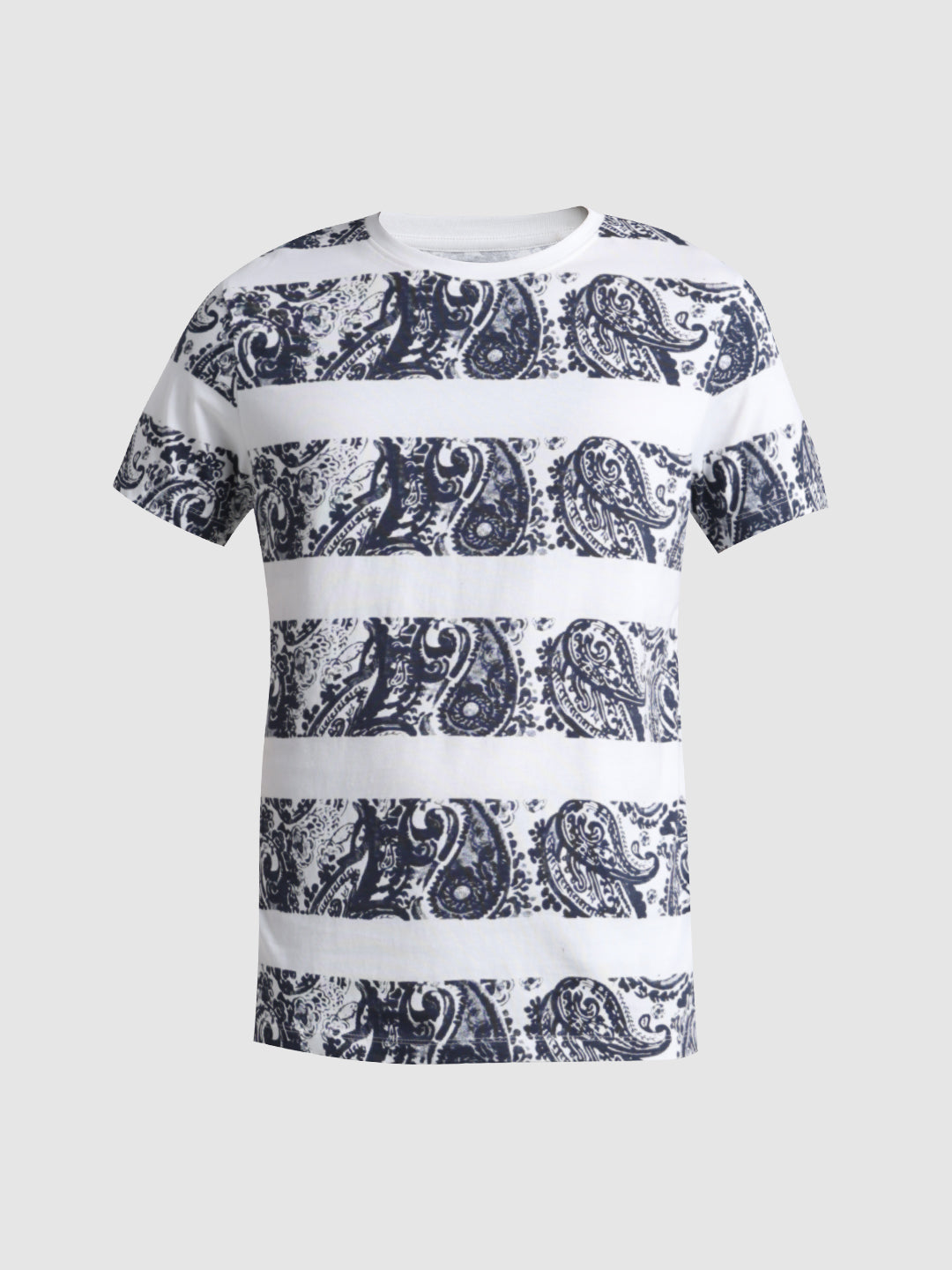 White printed Cotton T-shirt