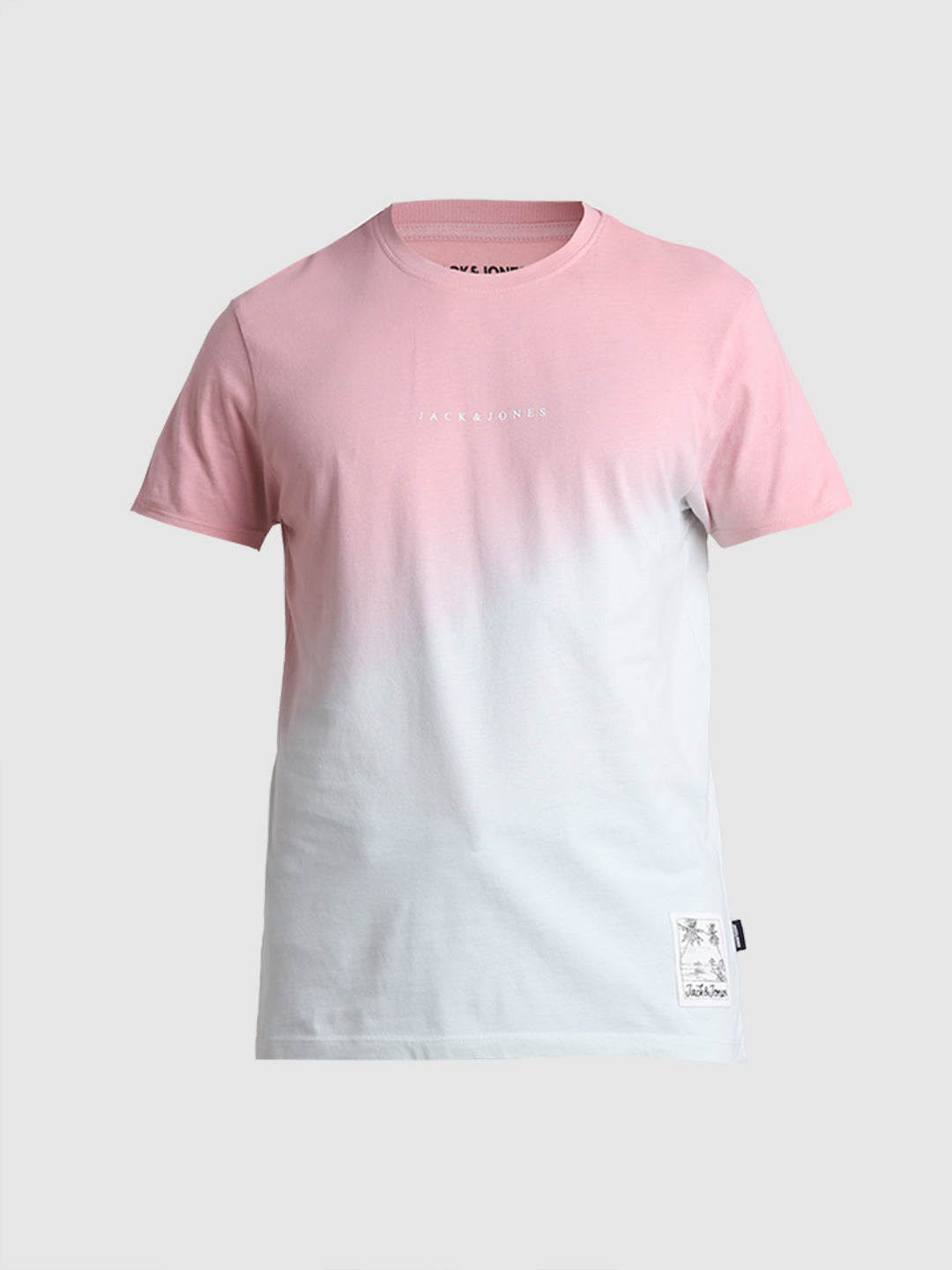 Ombré Colourblocked Cotton T-shirt