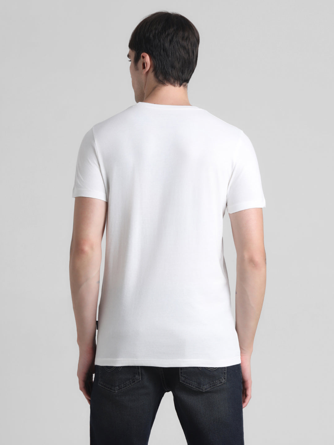 JACK&JONES Slim Embroidery T-Shirts