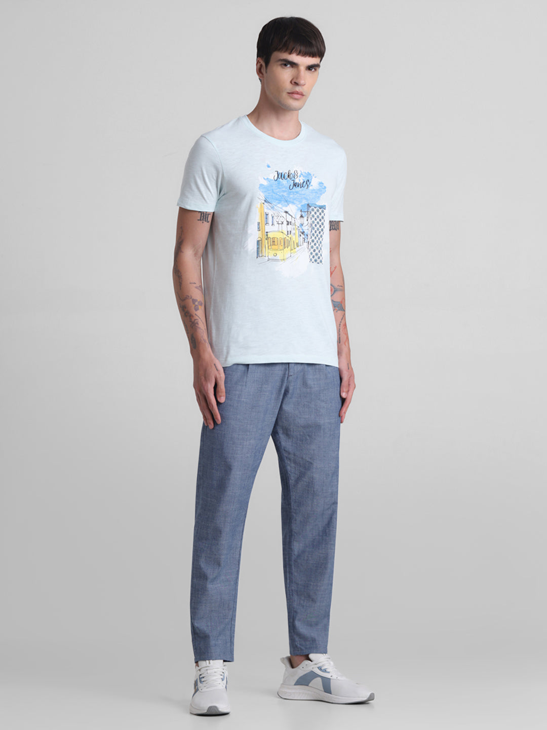 Landscape Printed Cotton T-shirt