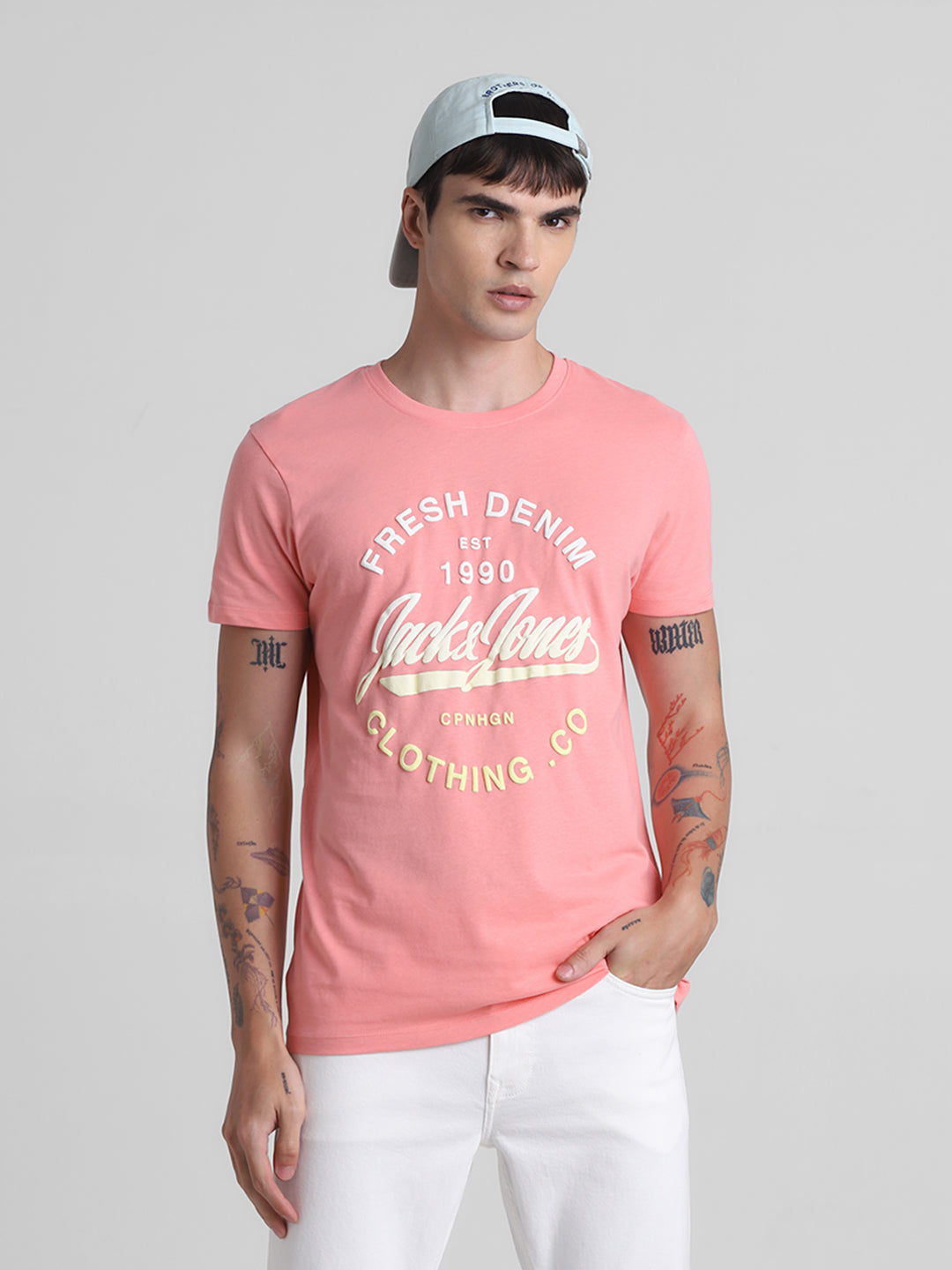 Pink Logo Print T Shirt pink-logo-print-t-shirt