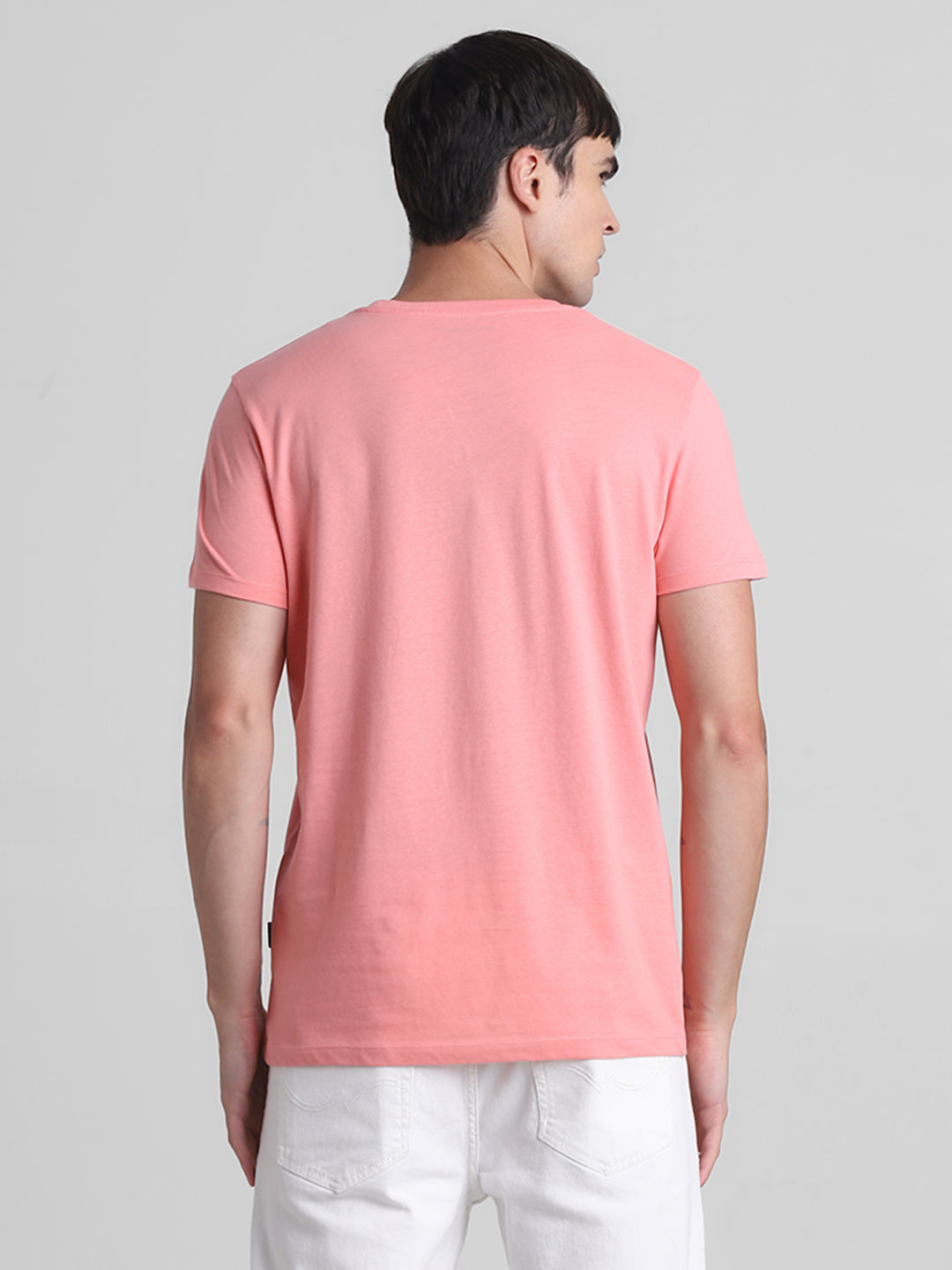 Pink Logo Print T-Shirt