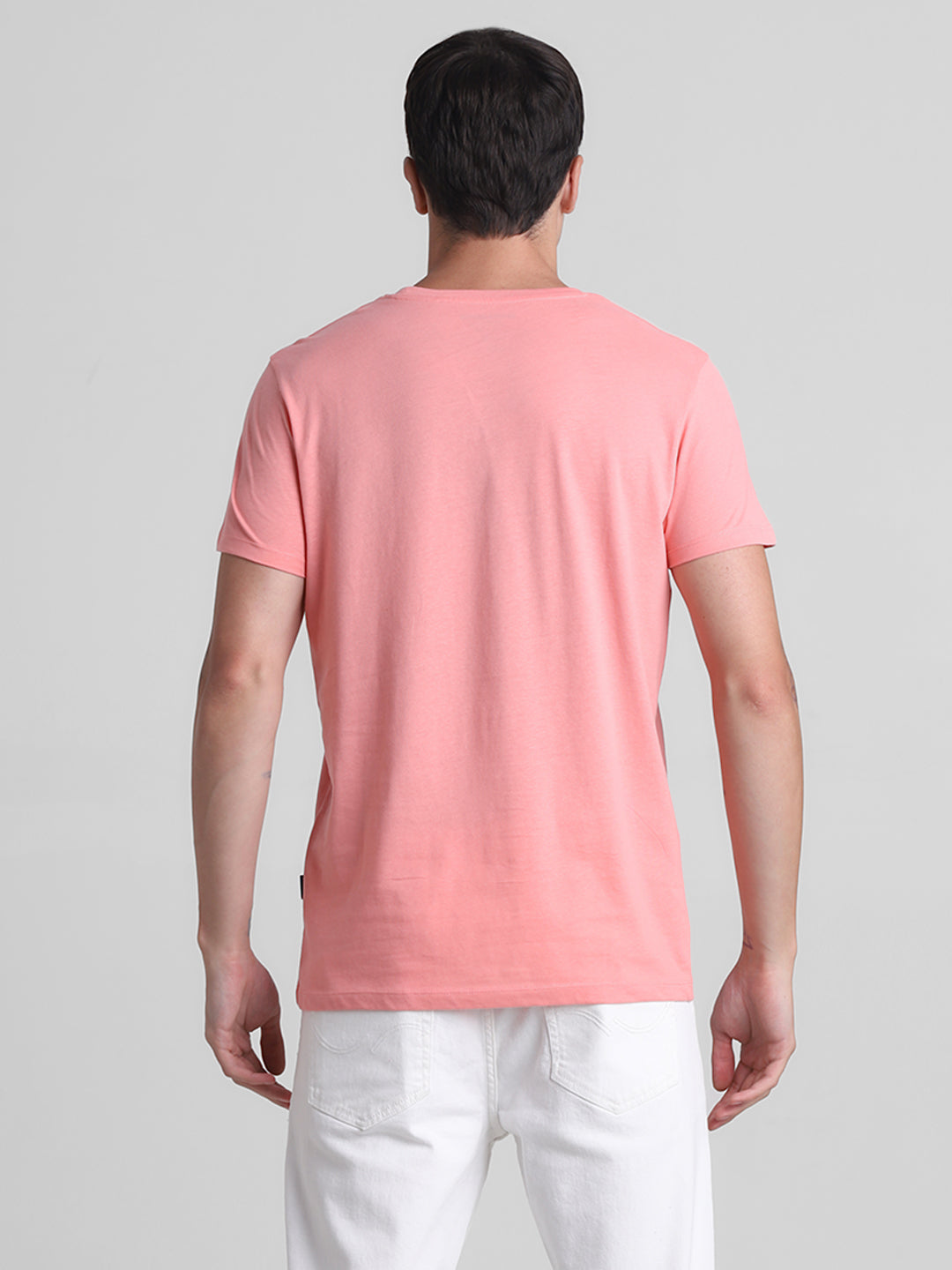 Pink Logo Print T-Shirt