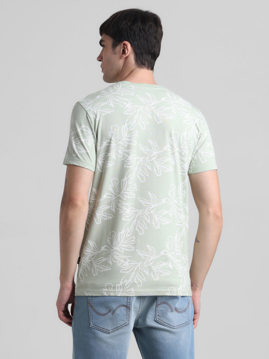 Green printed T-shirt