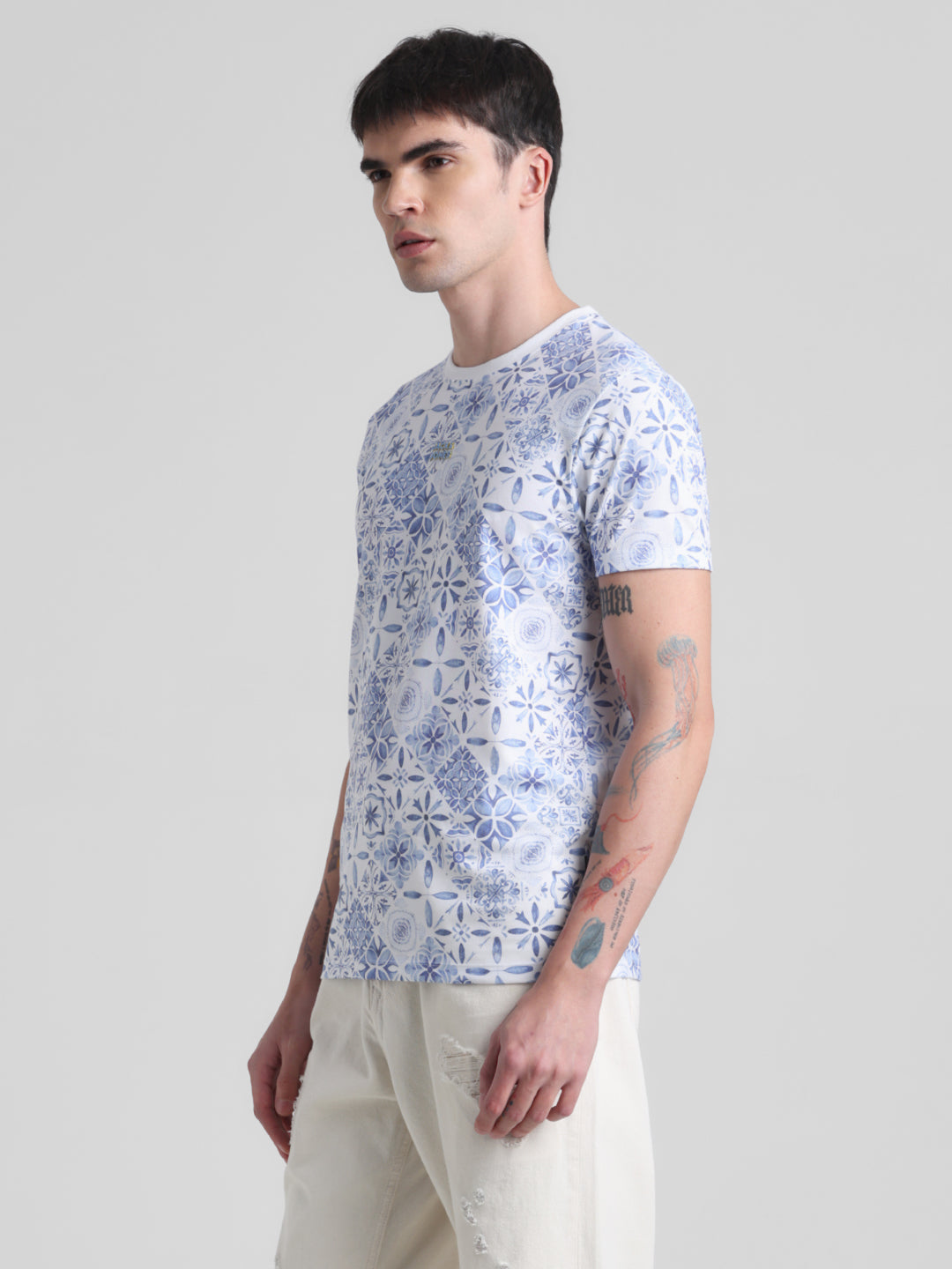 Abstract Printed T-shirt