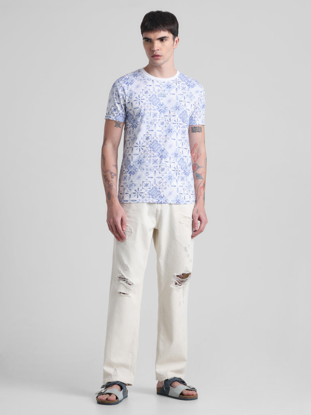 Abstract Printed T-shirt