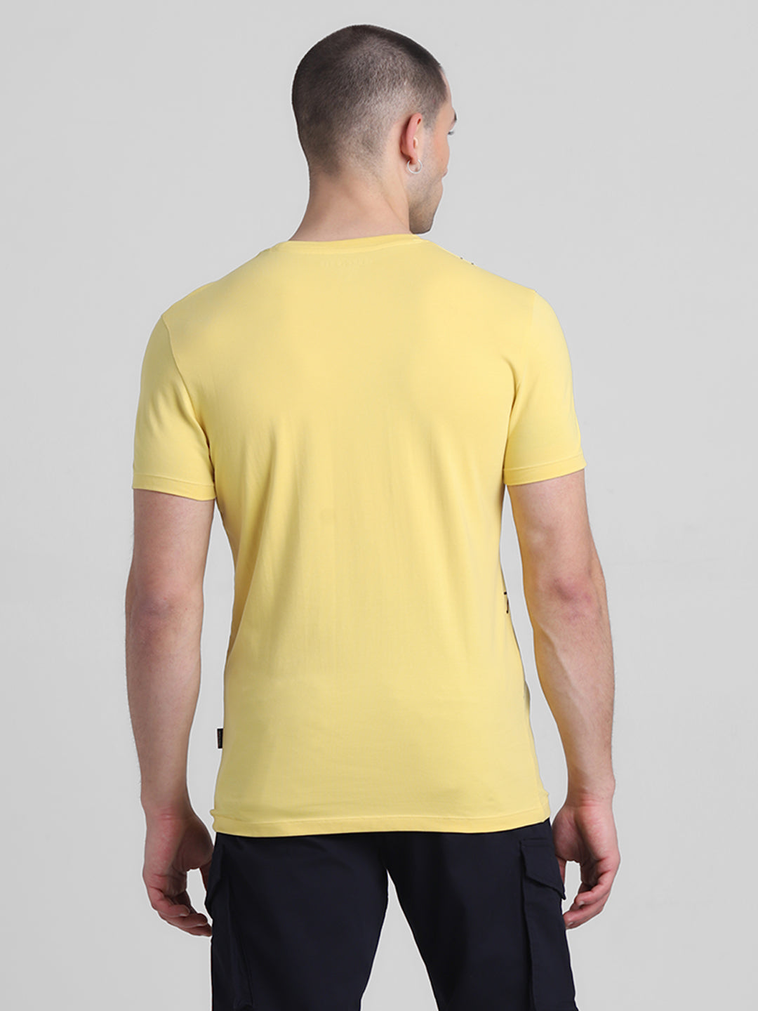 Yellow Typographic Logo T-shirt