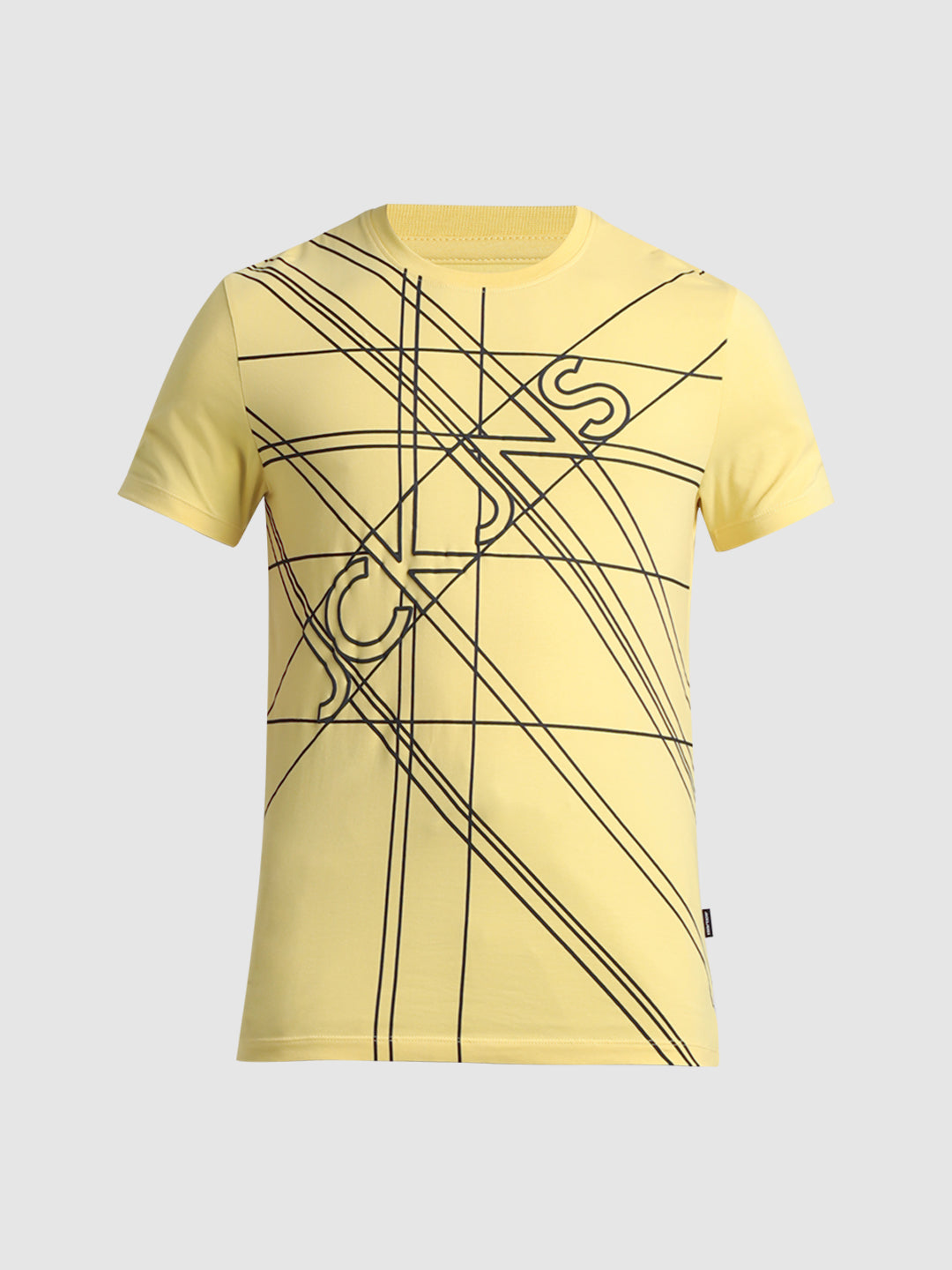 Yellow Typographic Logo T-shirt