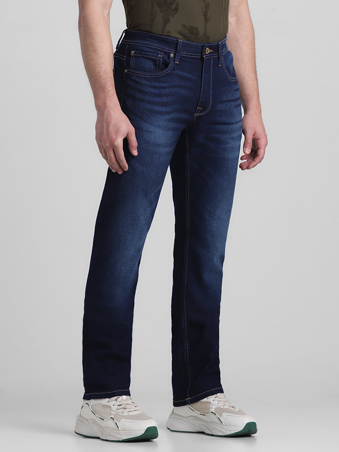 Dark Blue Clark Regular Fit Jeans