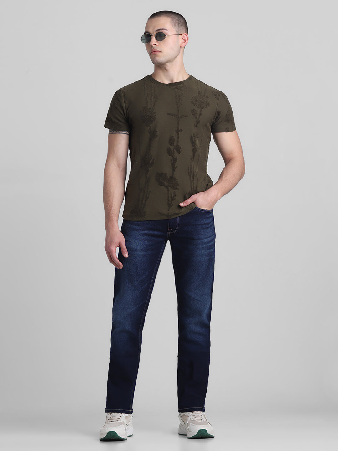 Dark Blue Clark Regular Fit Jeans