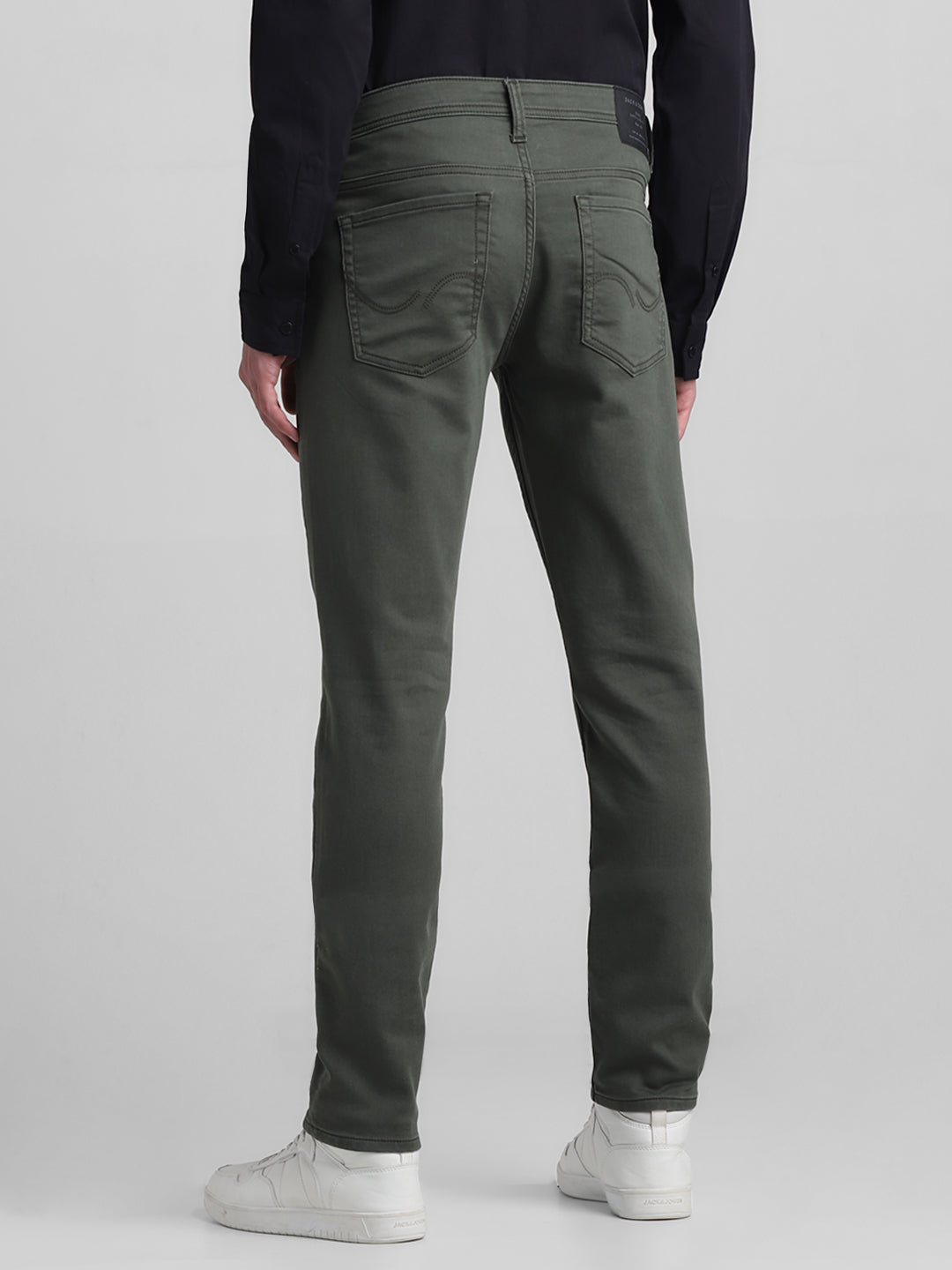 Olive Knitted Glenn Slim Fit Pants