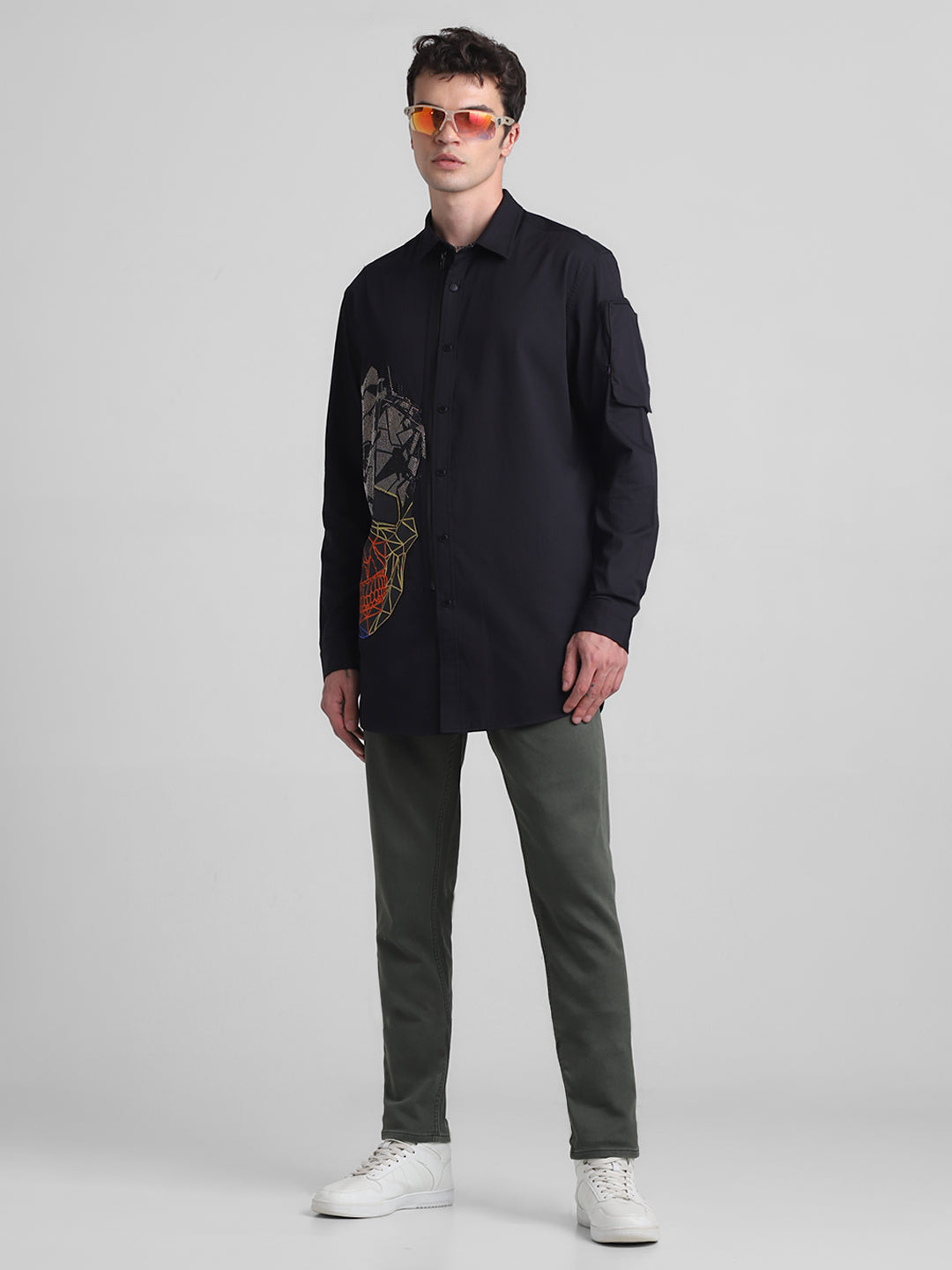 Olive Knitted Glenn Slim Fit Pants