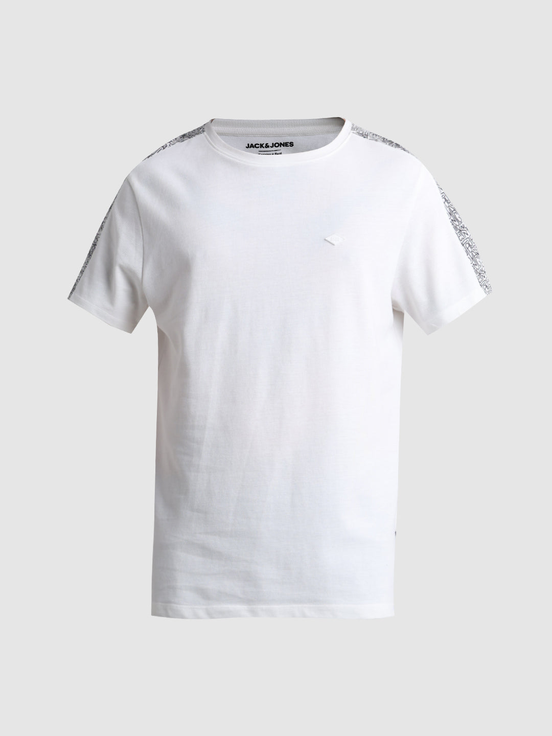 Black Contrast Tape T-shirt