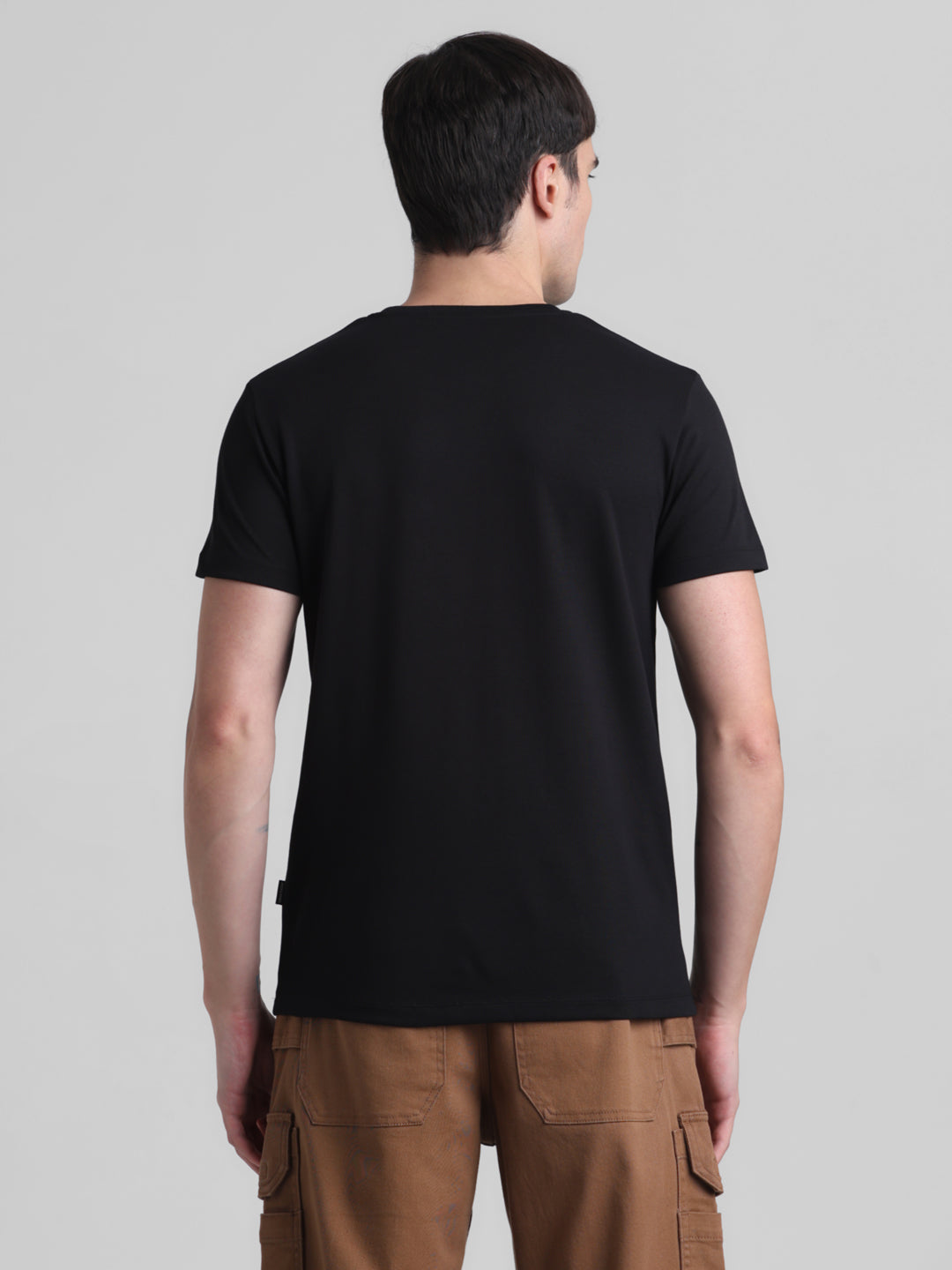 Black Logo Patch Pocket T-shirt