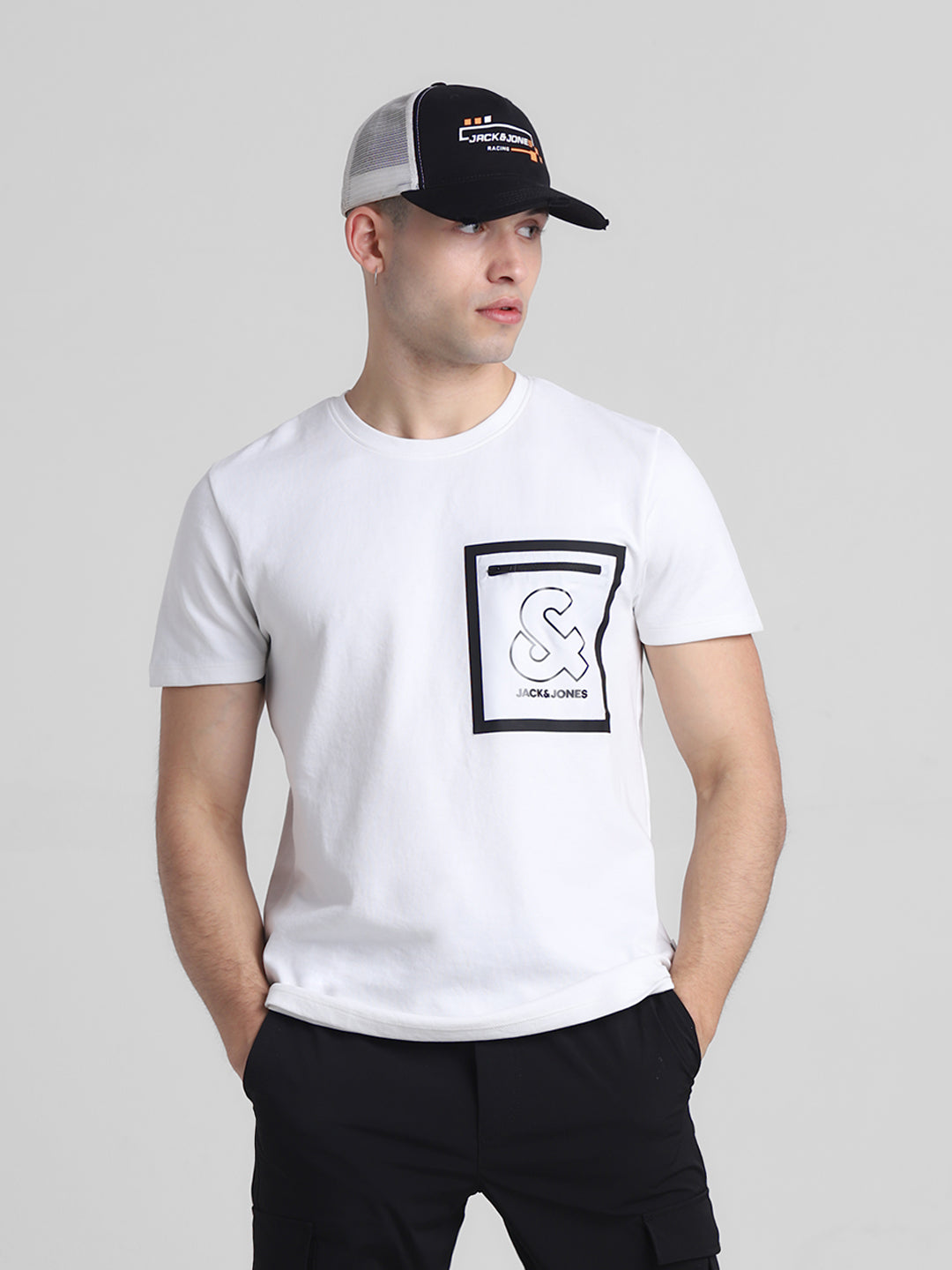 White Patch Pocket T-shirt