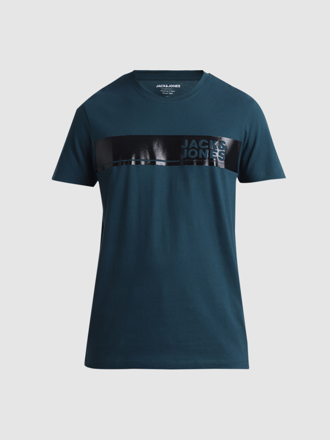 Green Logo Printed T-shirt