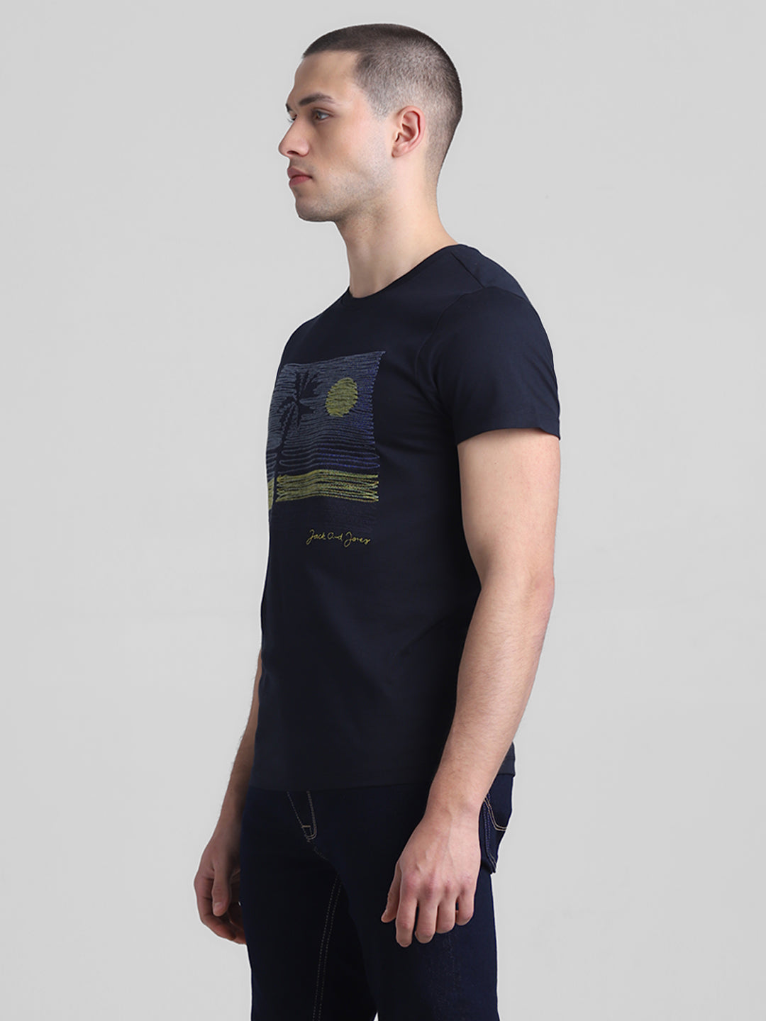 JACK&JONES Slim Embroidery T-Shirts