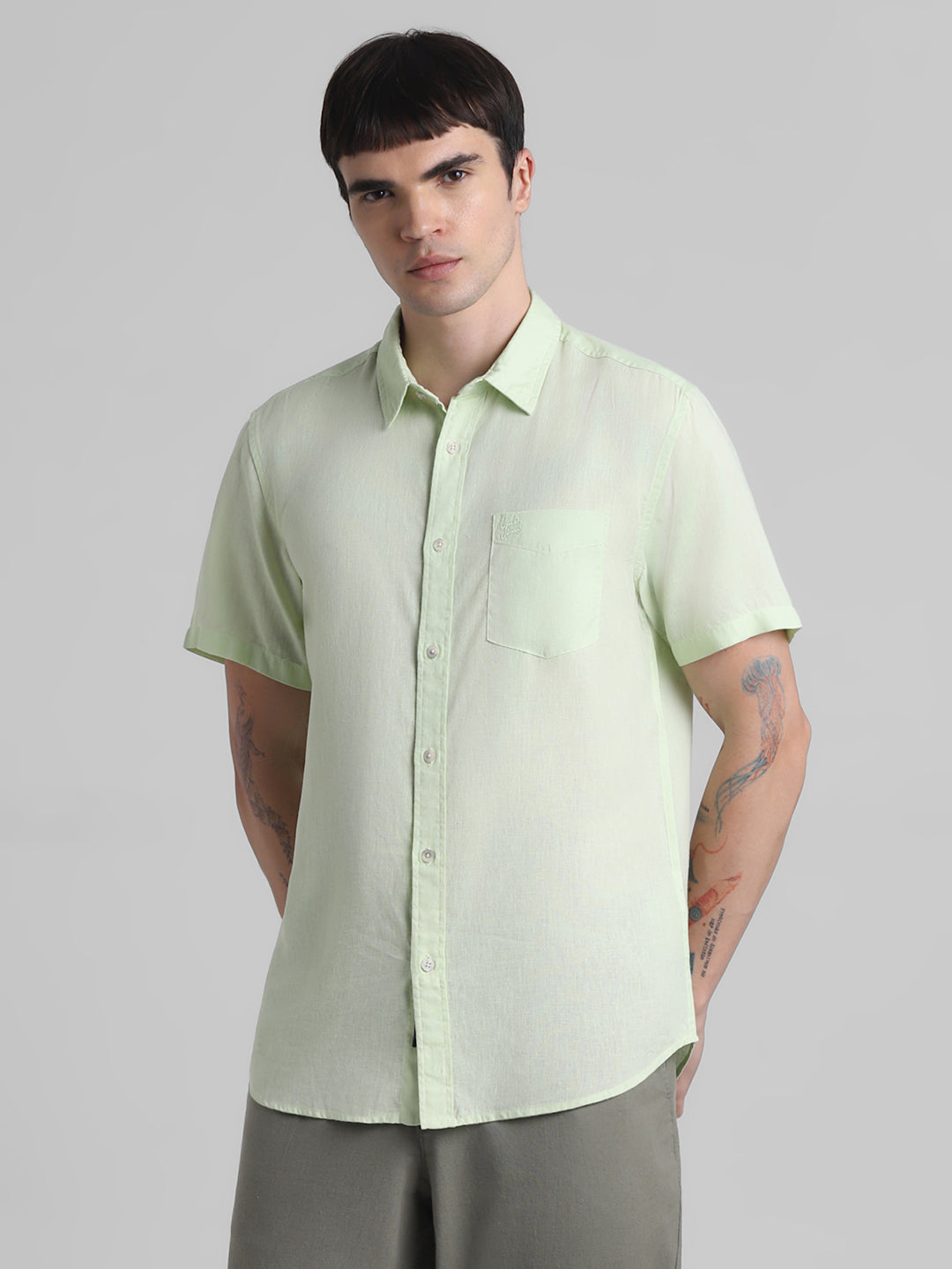 Mint Green Short Sleeve Shirt