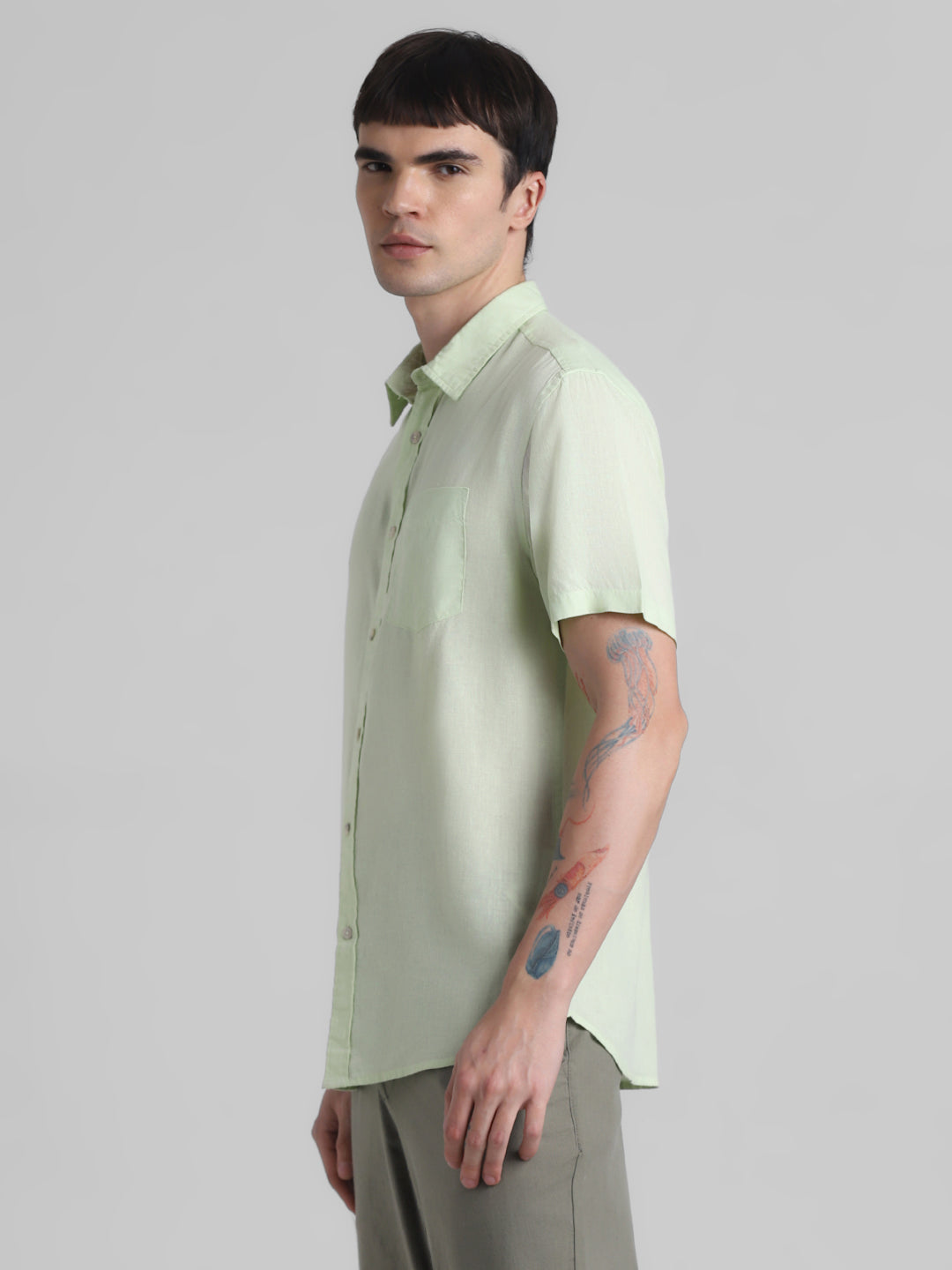 Mint Green Short Sleeve Shirt
