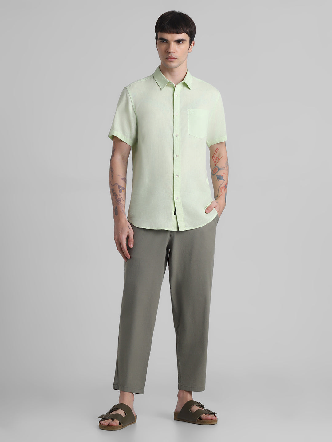 Mint Green Short Sleeve Shirt