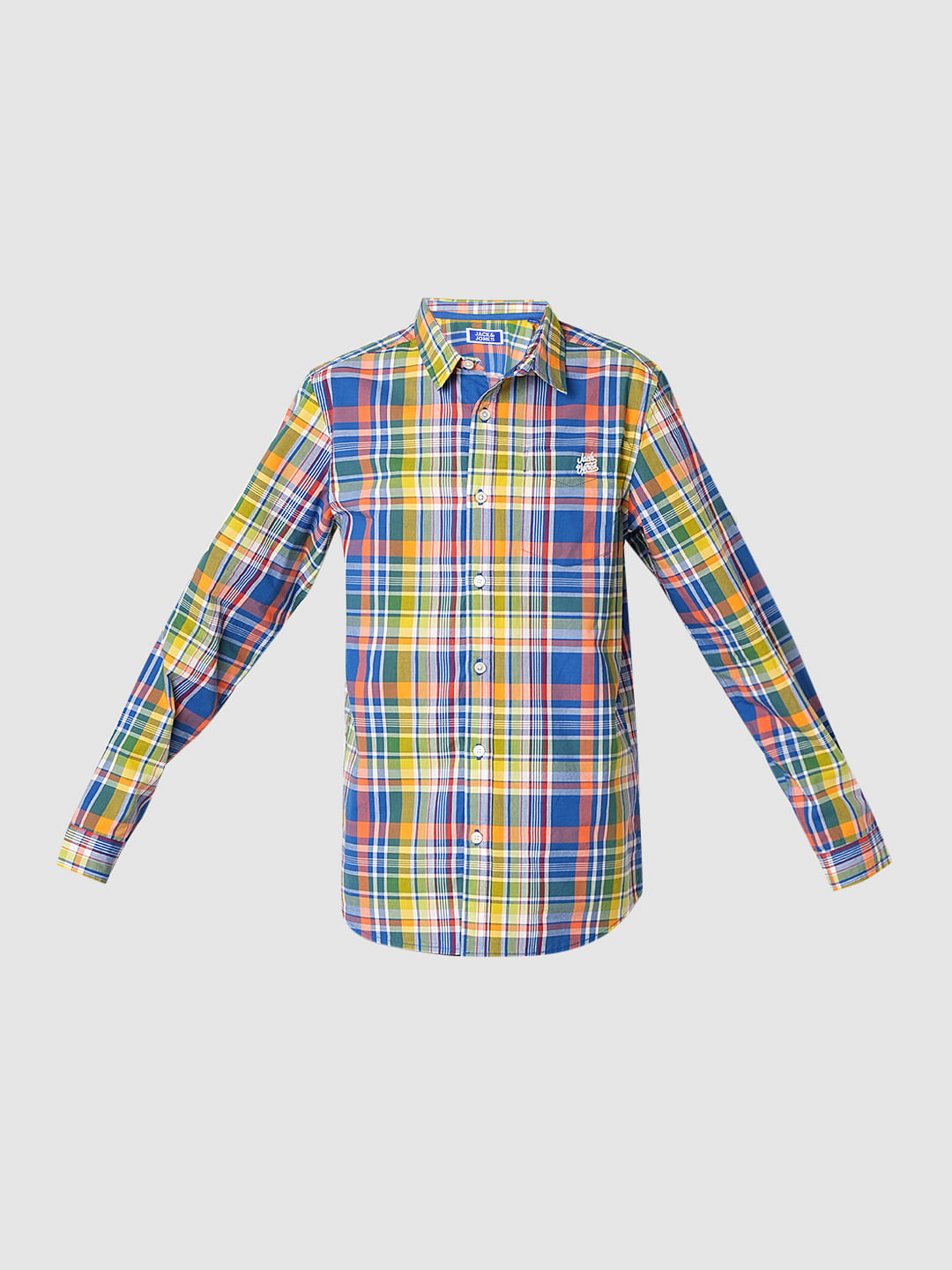 Blue Check Full Sleeves Shirt