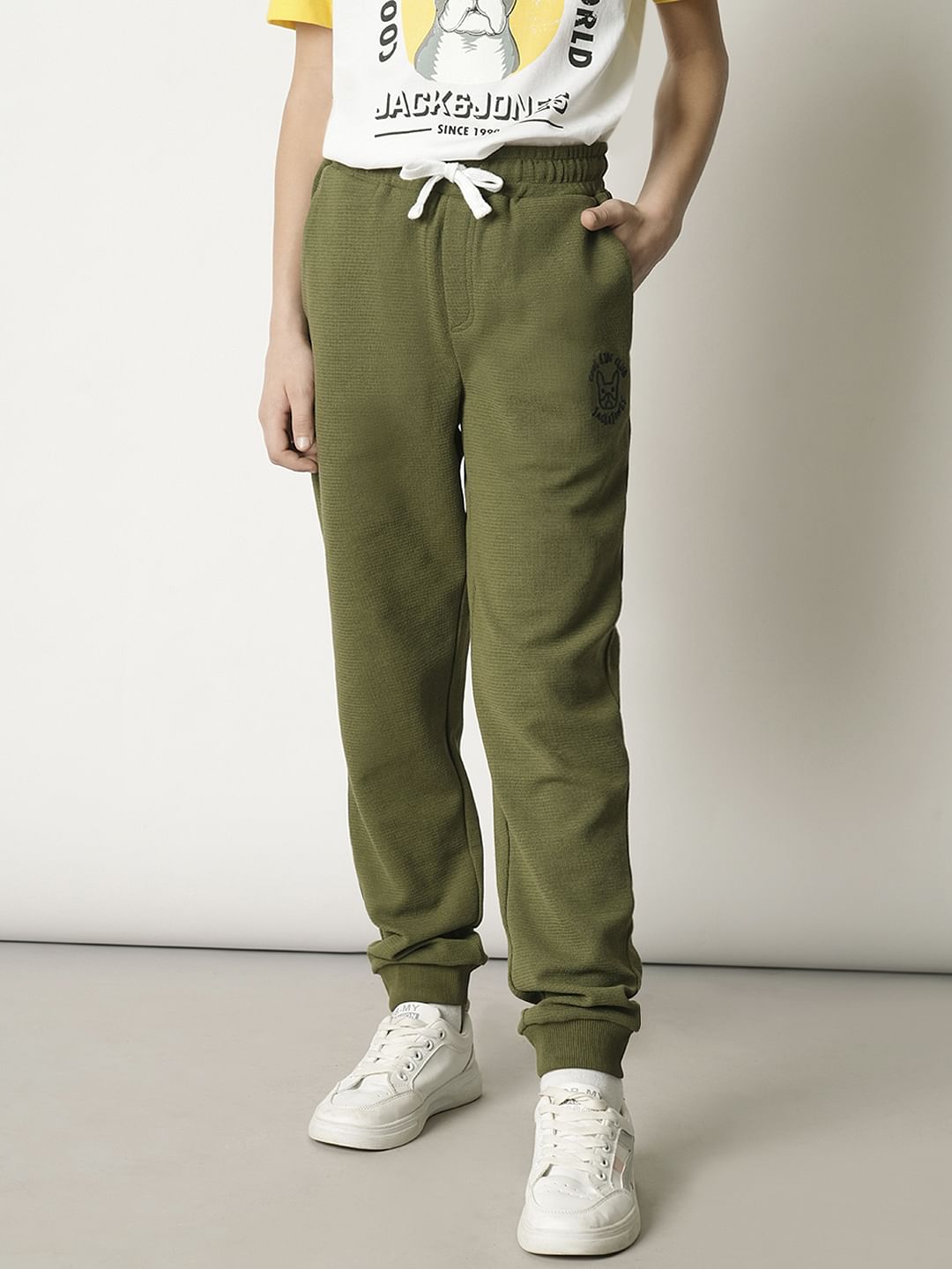 Boys Green Sweatpants