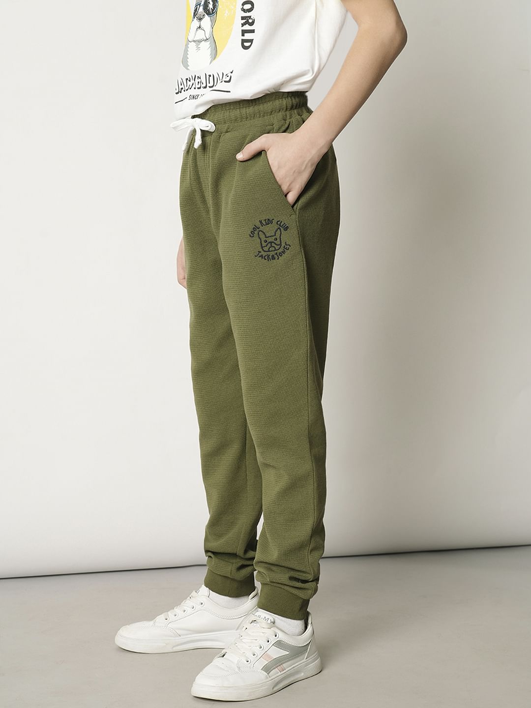 Boys Green Sweatpants